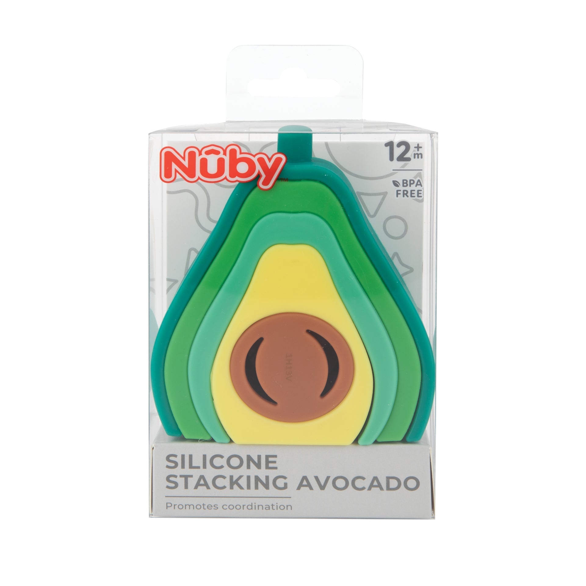 Silicone Stacking Avocado Toy #0601B