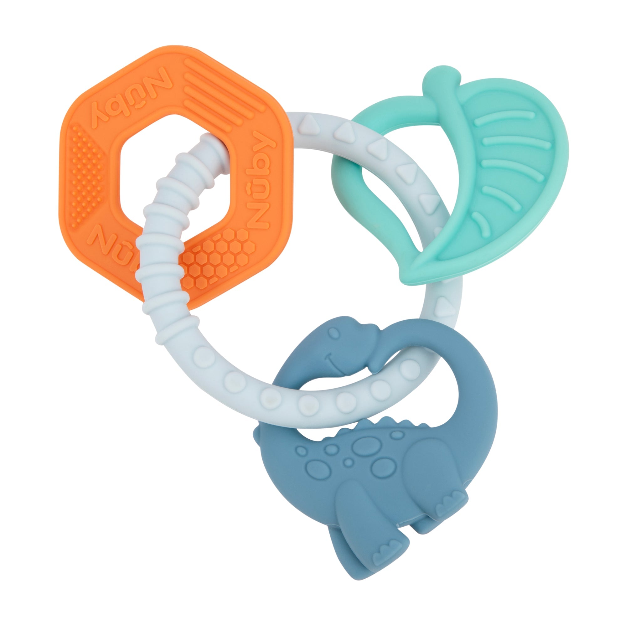Soft Silicone Chewy Charms Teething Ring #2915H