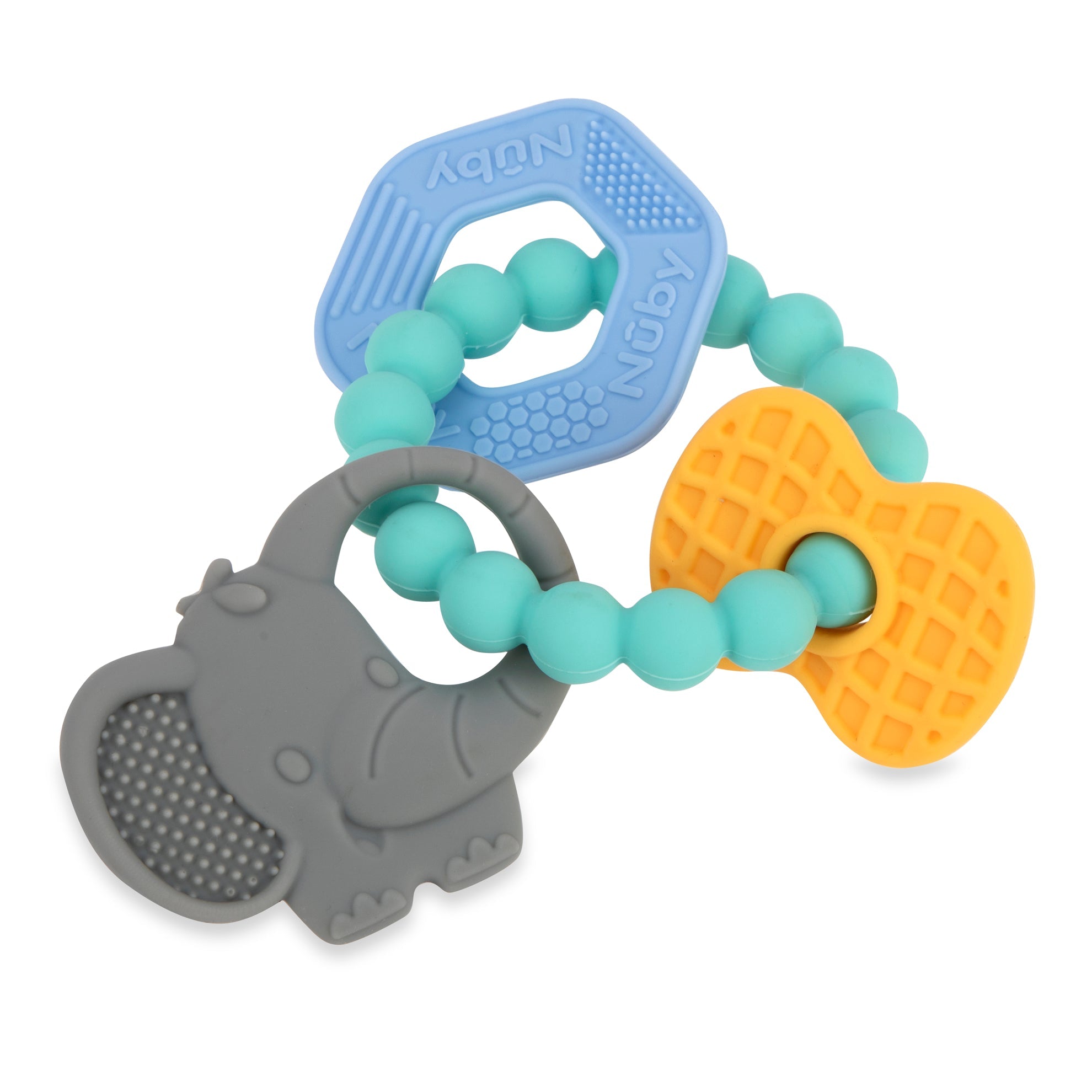 Soft Silicone Chewy Charms Teething Ring #2915H
