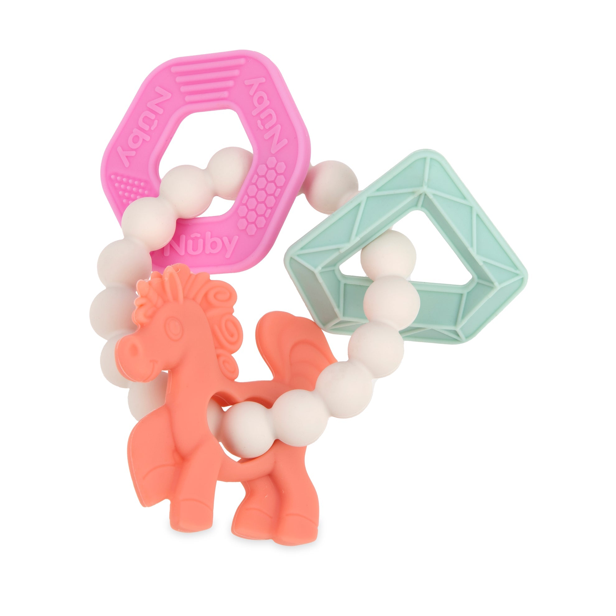 Soft Silicone Chewy Charms Teething Ring #2915H
