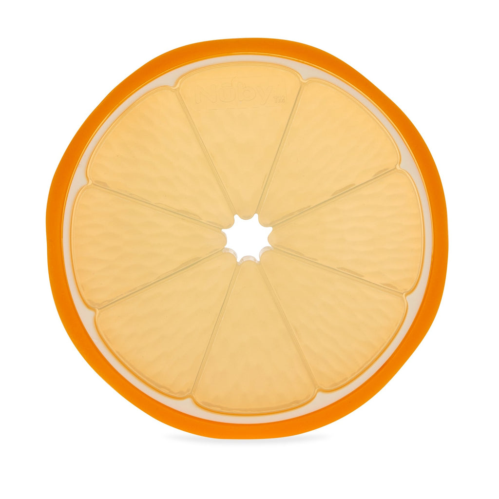 Orange Slice Silicone Teether #0548J