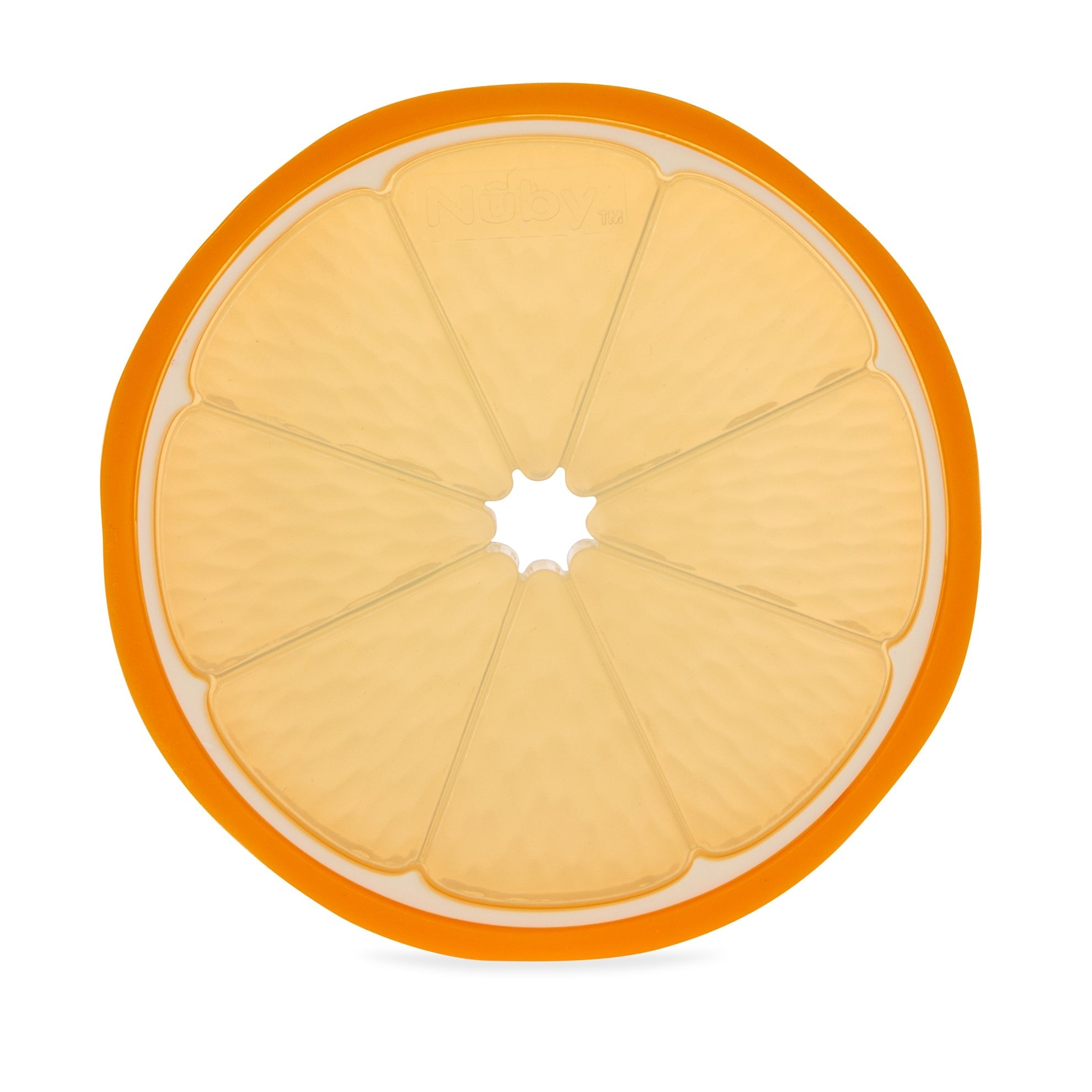 Orange Slice Silicone Teether #0548J