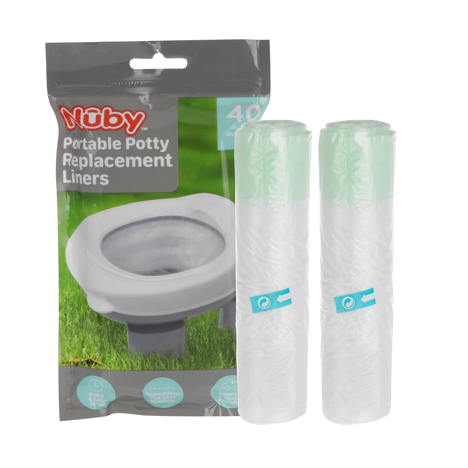 Portable Potty Replacement Liners | 40 Count #248C3