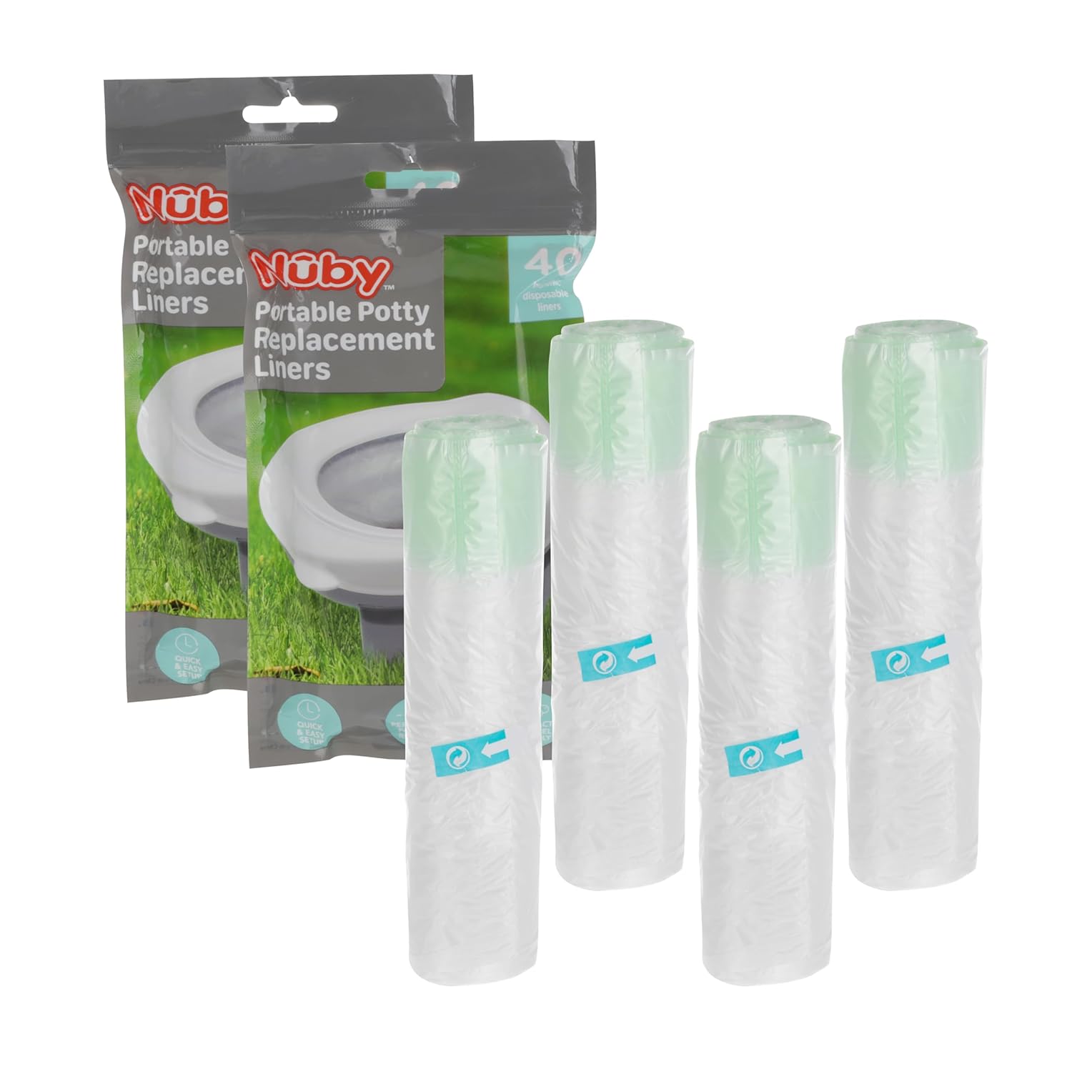 Portable Potty Replacement Liners | 80 Count #2478Z