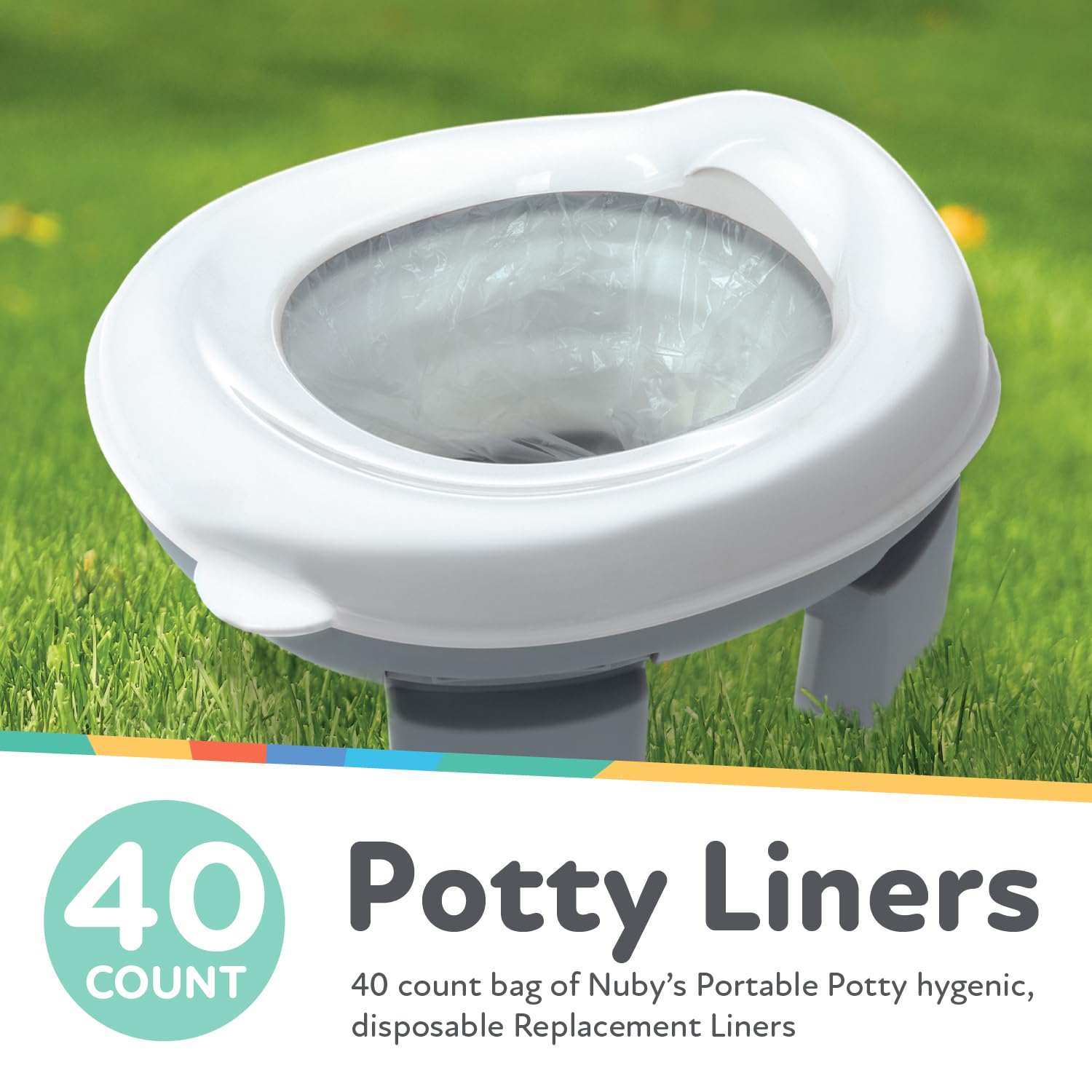 Portable Potty Replacement Liners | 40 Count #248C3