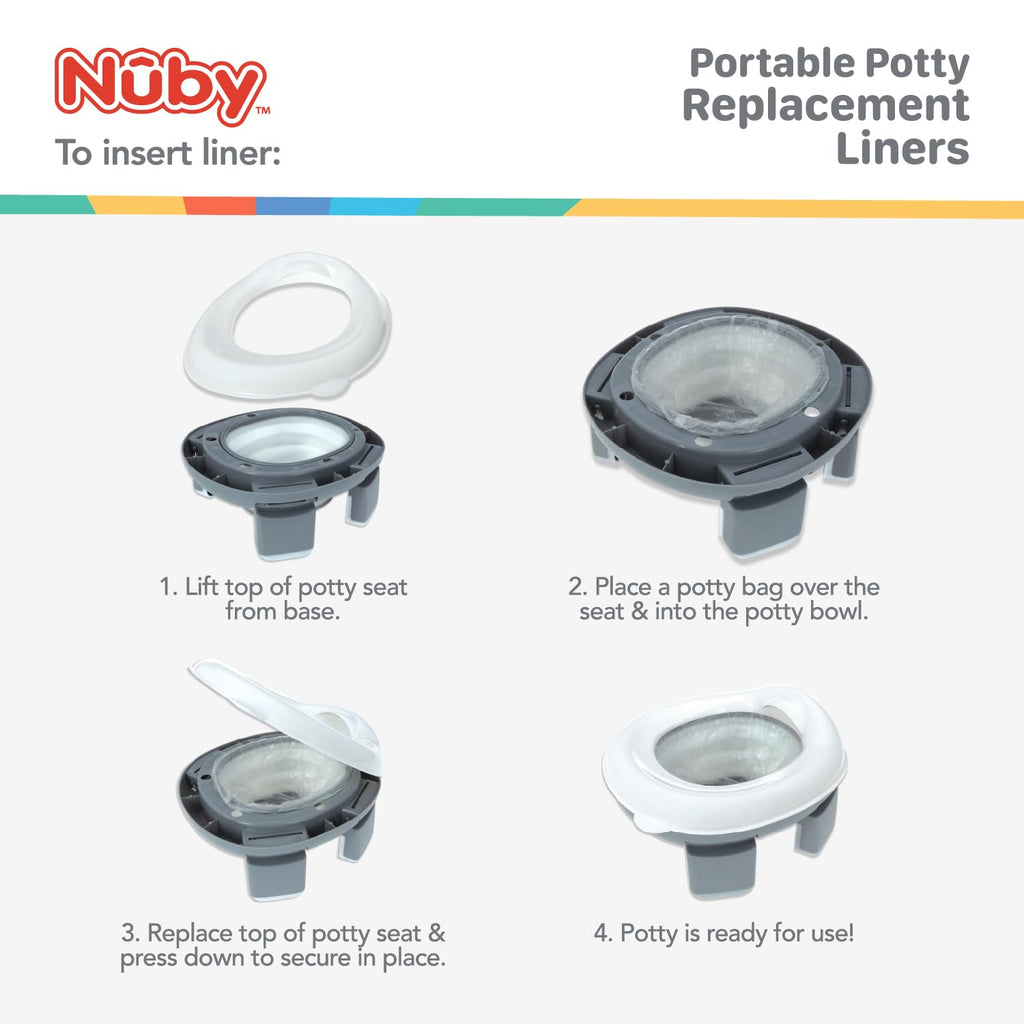 Portable Potty Replacement Liners | 40 Count #248C3