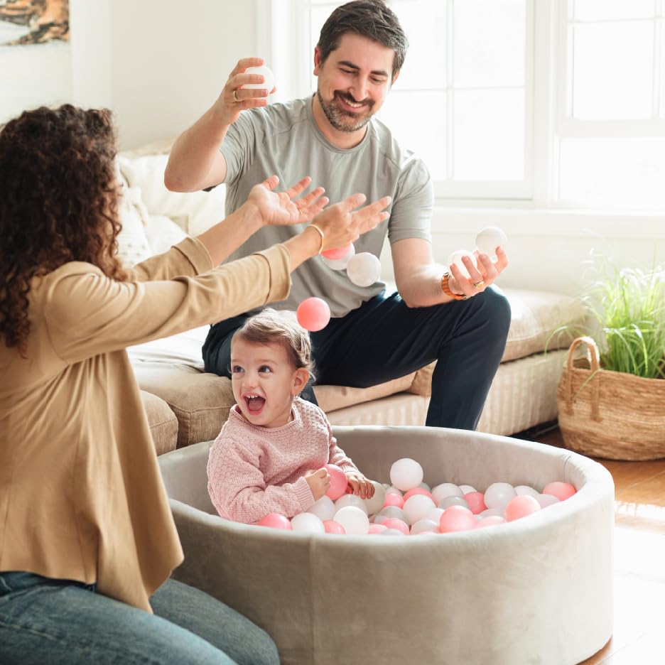 Kids' Ball Pit for Home with 200 Balls | Pink #171UI