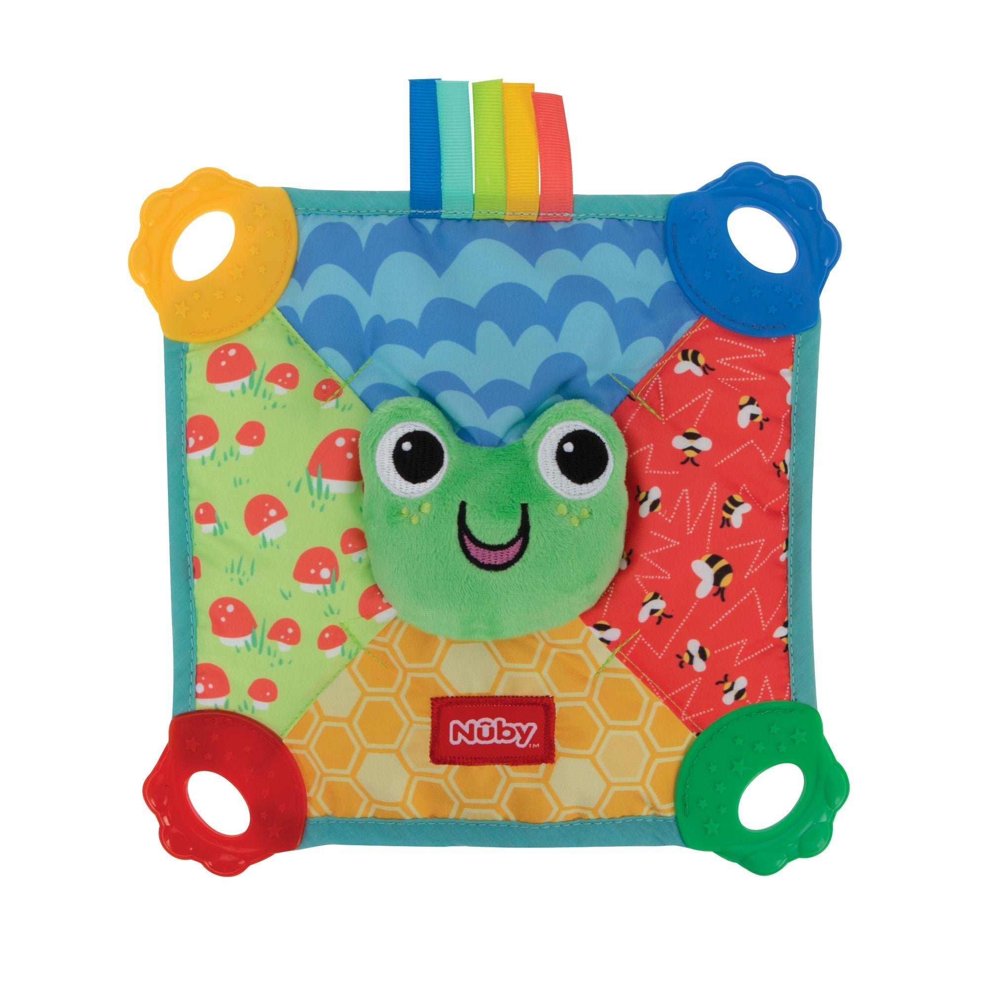 Plush Pal Teether Blankie | Frog #119FZ