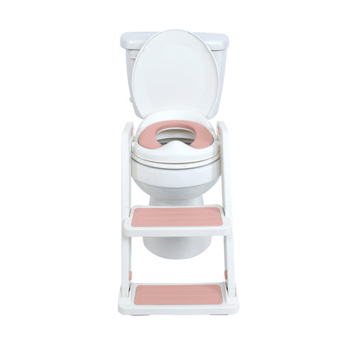 All-in-One Potty Seat Topper with Ladder | Pink #339BT