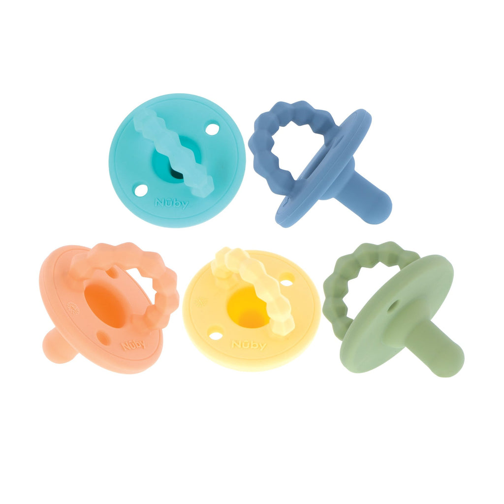 Silicone Softees Pacifier & Teether (5 Pack) #062WN