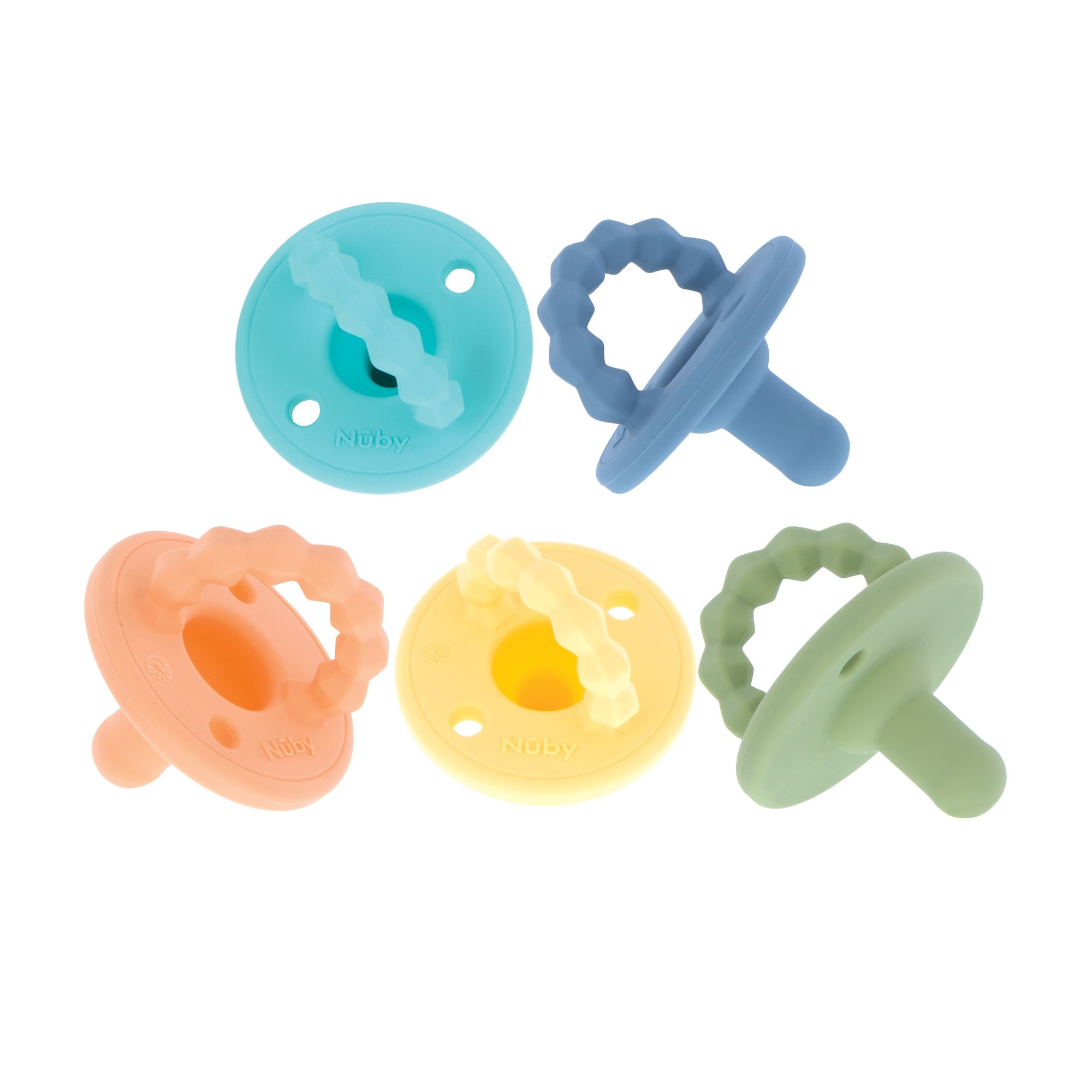 Silicone Softees Pacifier & Teether (5 Pack) #062WN