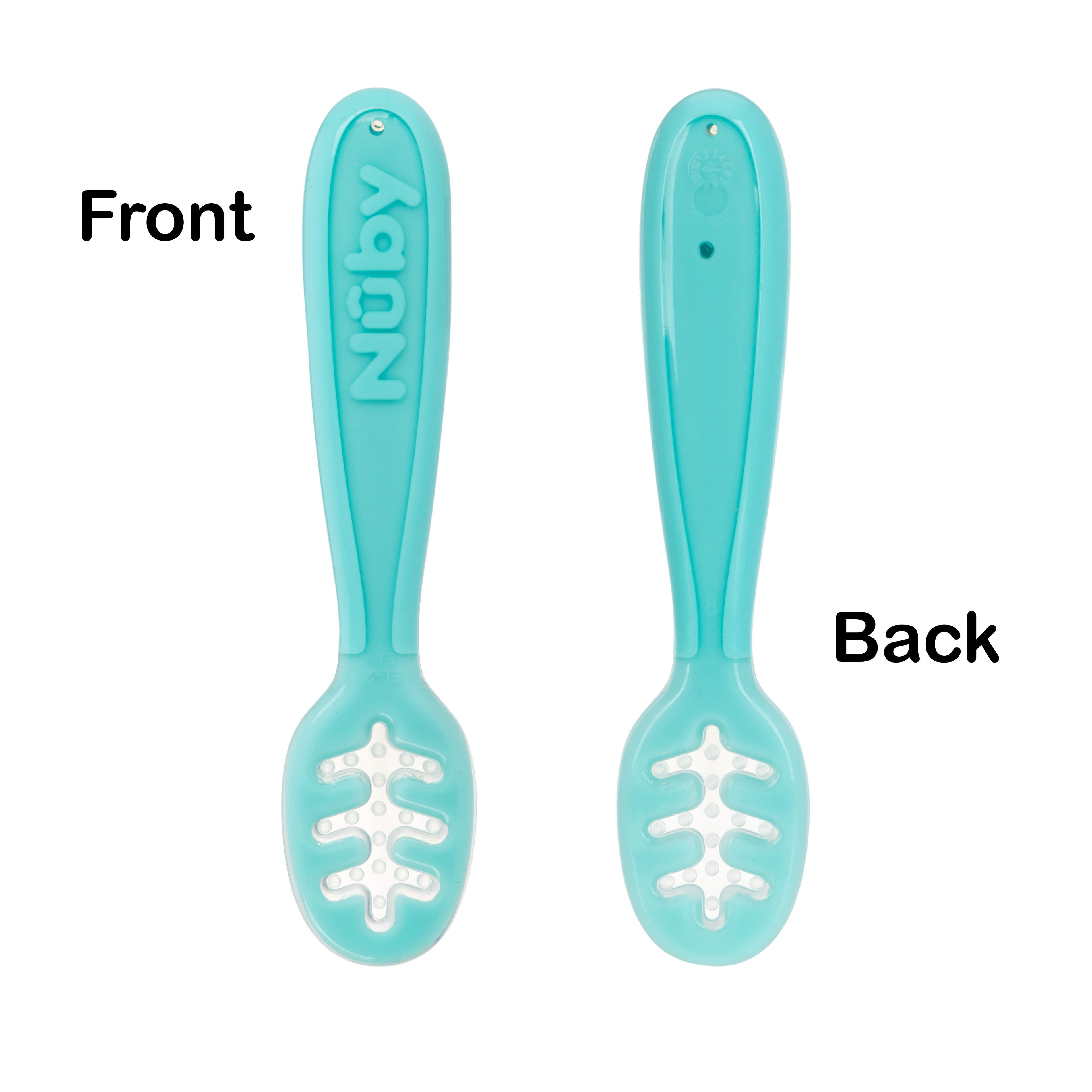 Baby's First Spoons | Aqua, Peach, & Light Blue #309ST