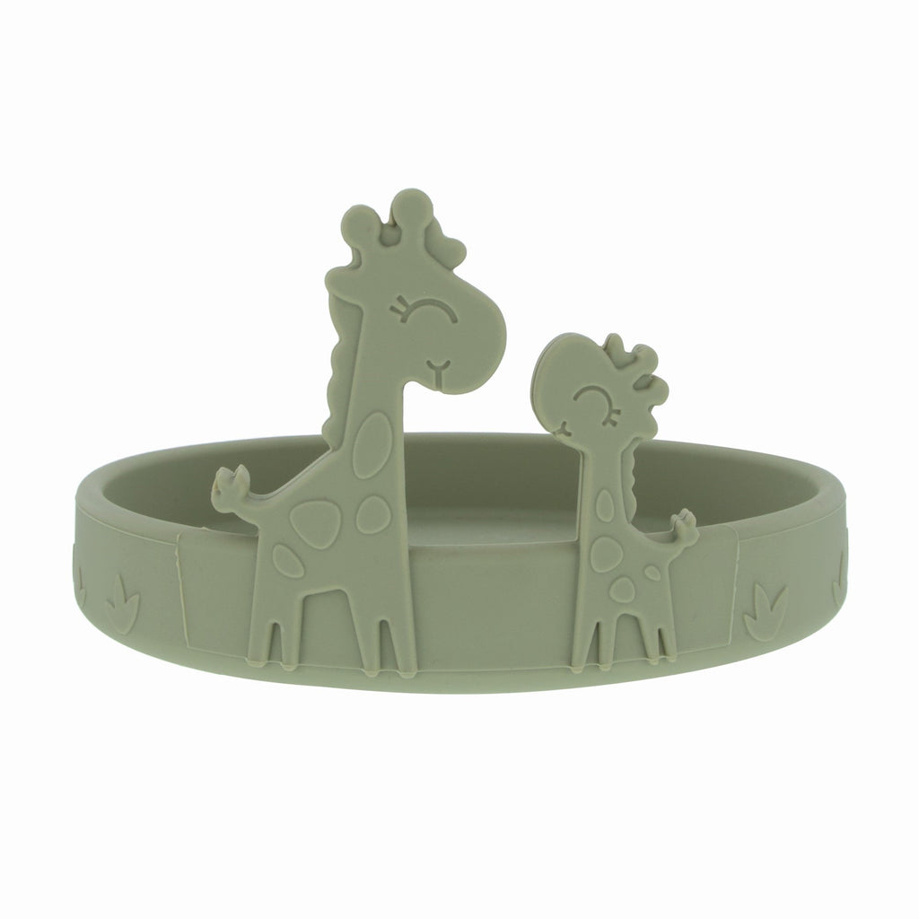 Animal Friends 6-Piece Dinnerware Set - Green Giraffe #334VL