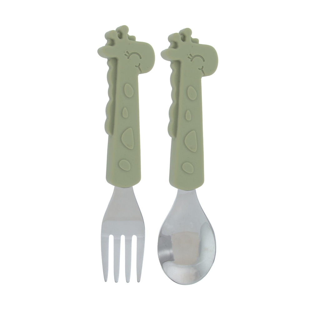 Animal Friends 6-Piece Dinnerware Set - Green Giraffe #334VL