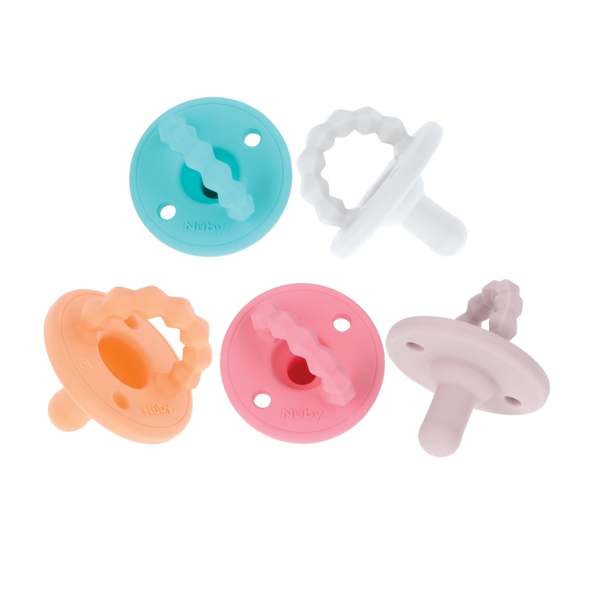 Silicone Softees Pacifier & Teether (5 Pack) #062WN