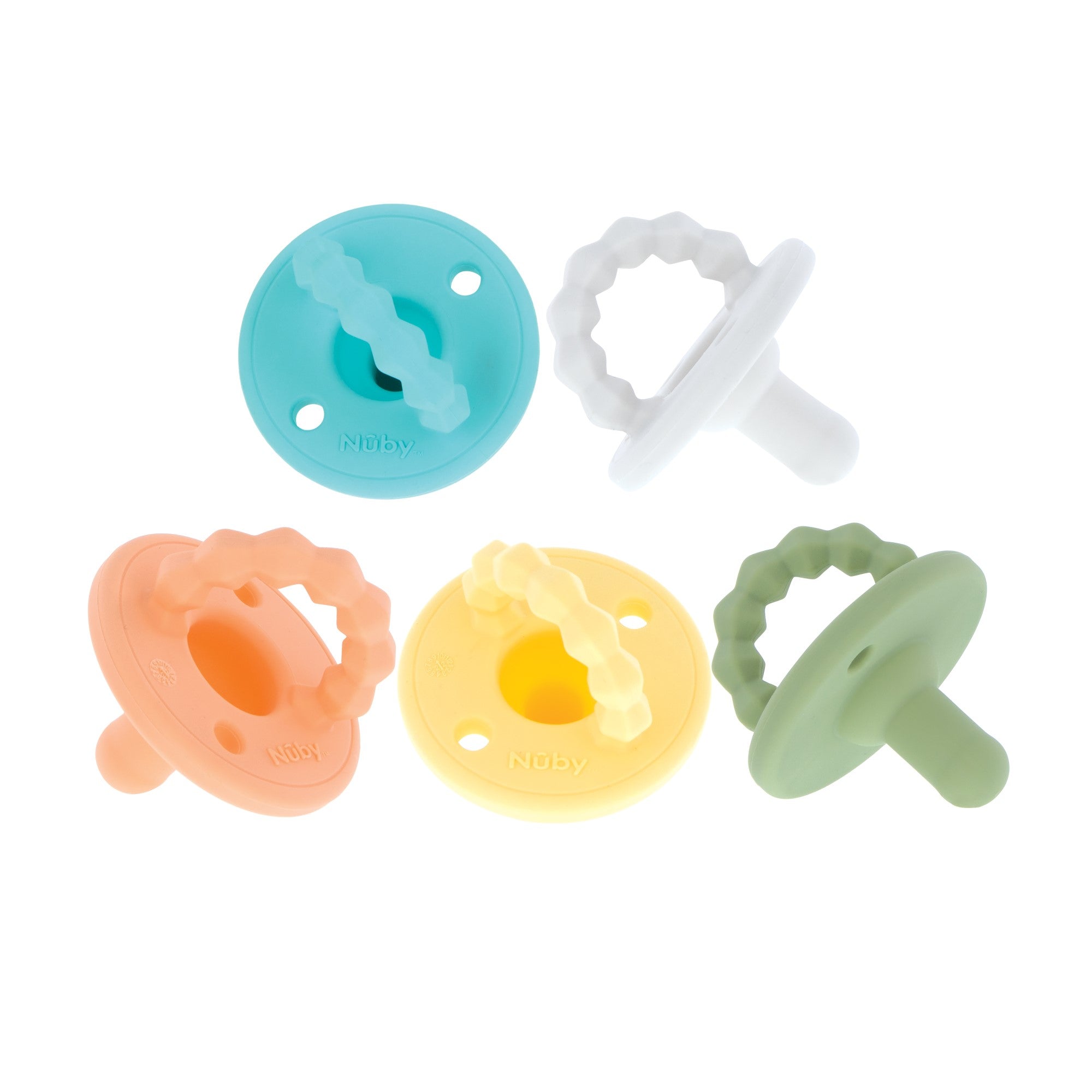 Silicone Softees Pacifier & Teether (5 Pack) #062WN