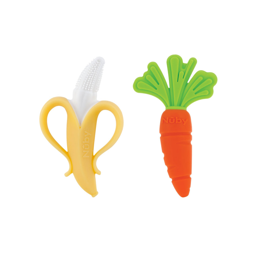 NanaNubs Gum Massager and Carrot Teether Set #142JQ