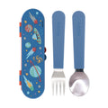 Stainless Steel Toddler Utensil Set | Outer Space #00680