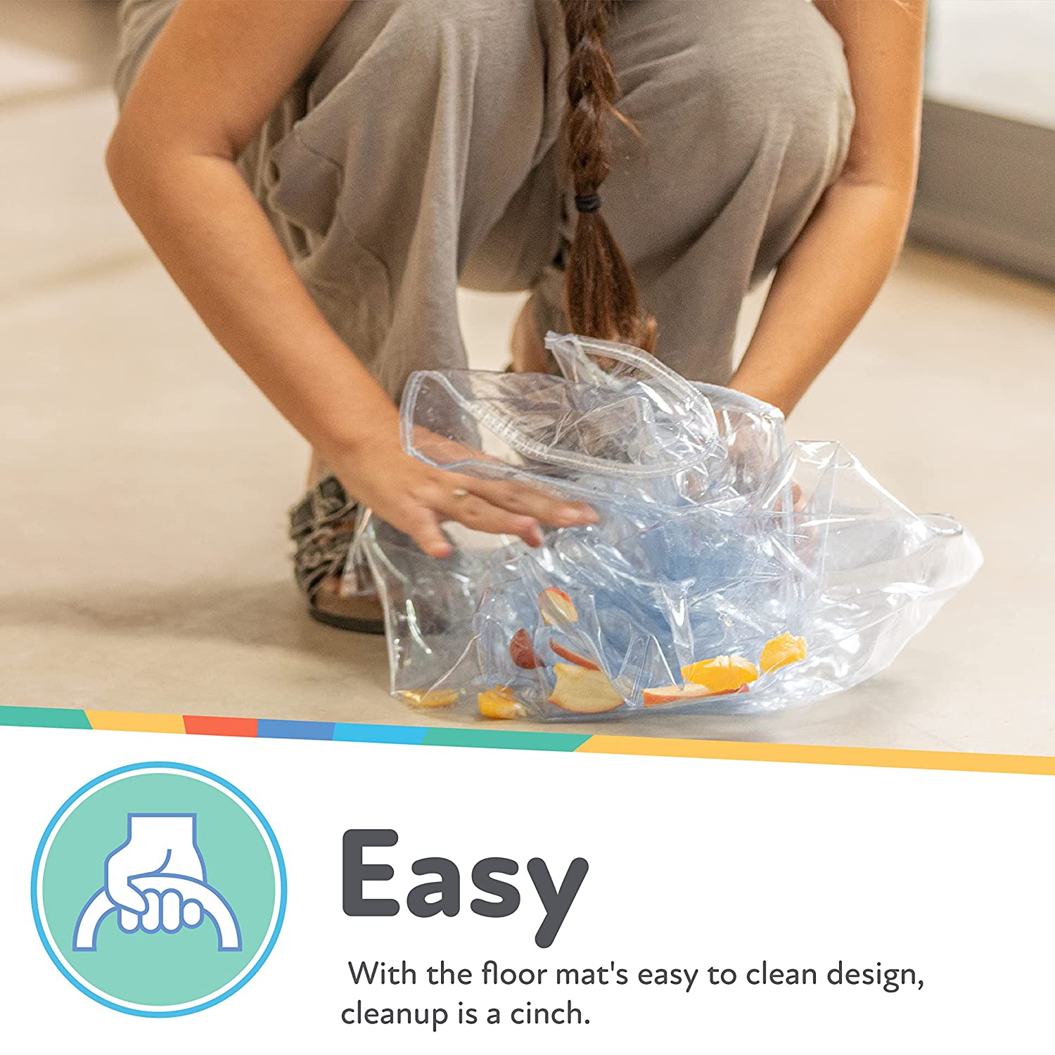 No-Mess Mealtime Floor Mat #228DB