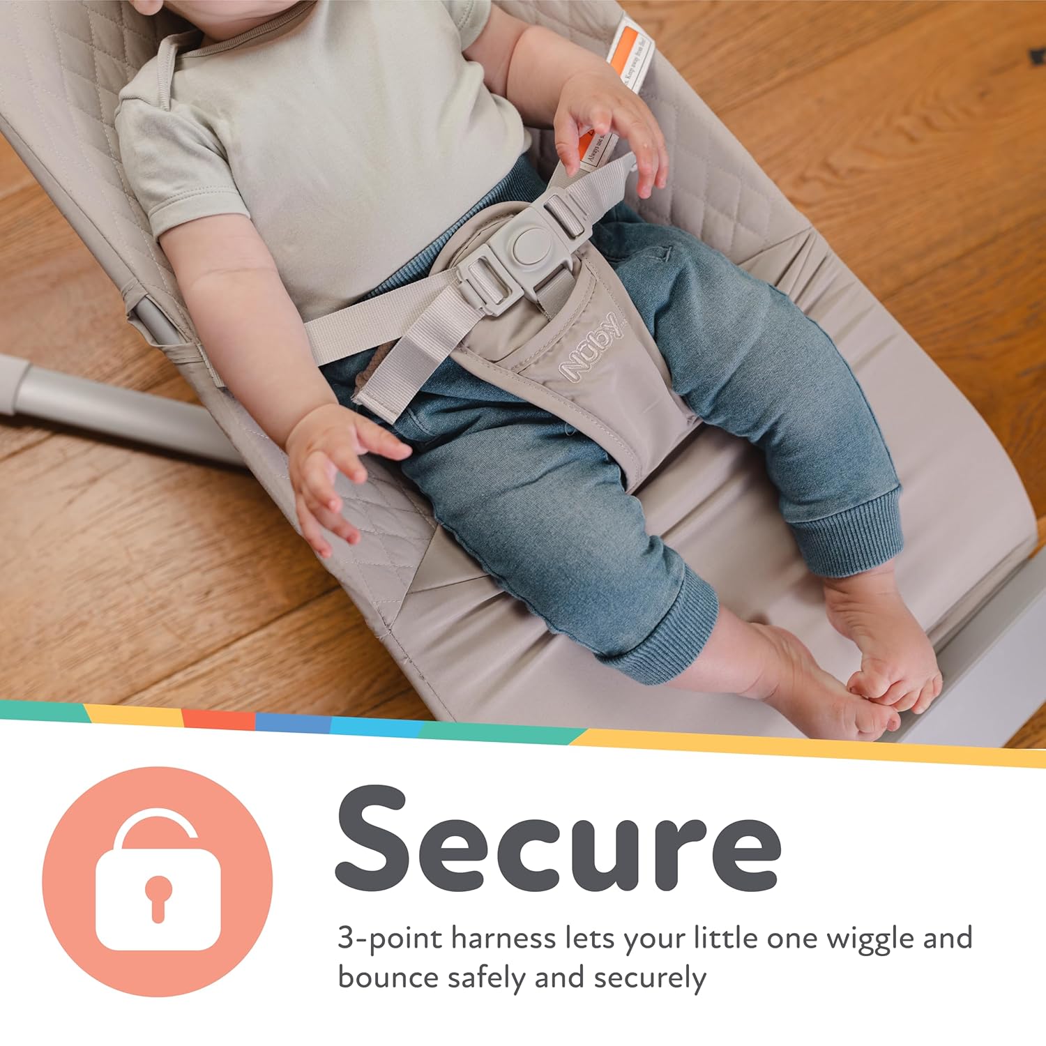 Baby Bouncer Seat | Beige #318W3