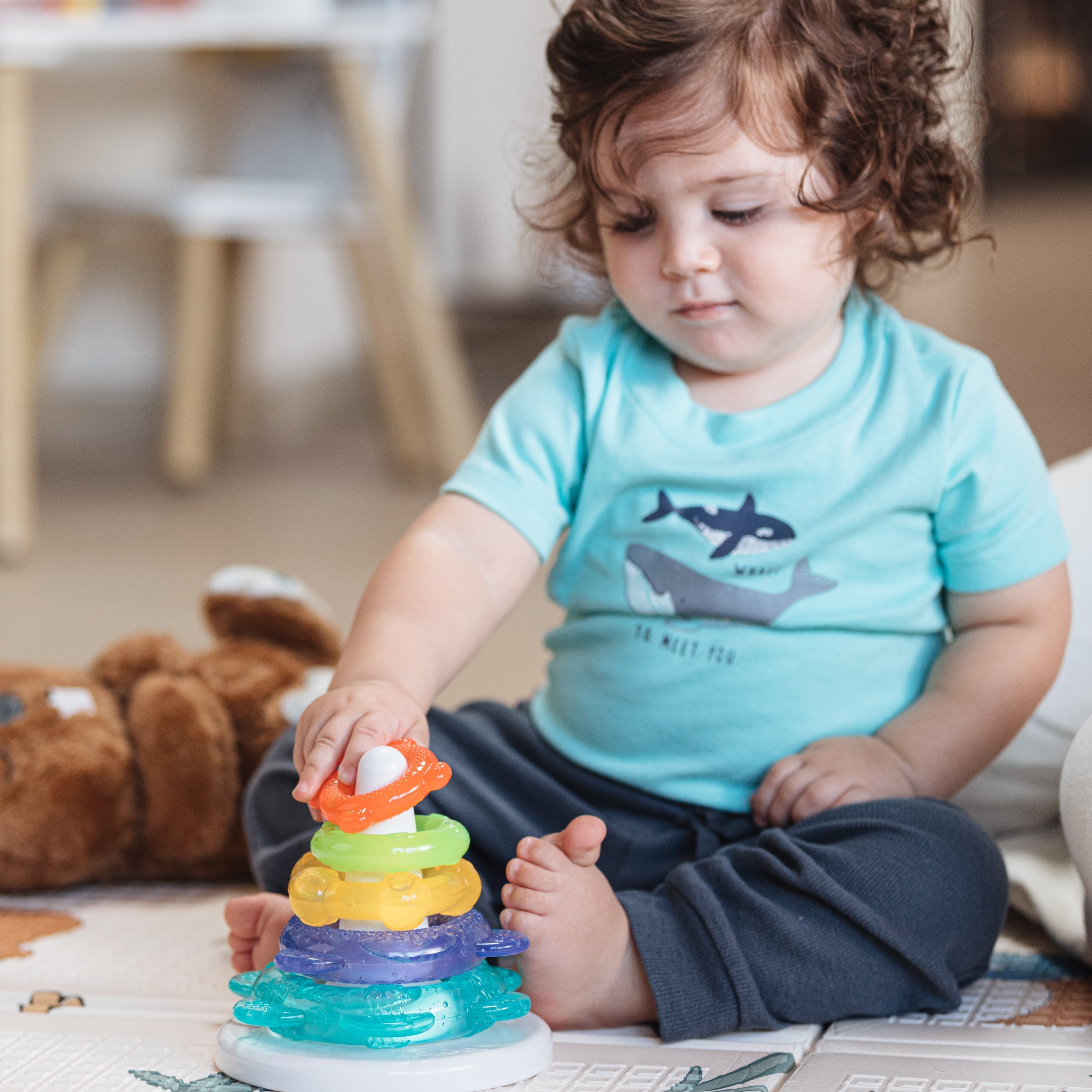 IcyBite Ocean Rings Teething and Stacking Toy #189EU