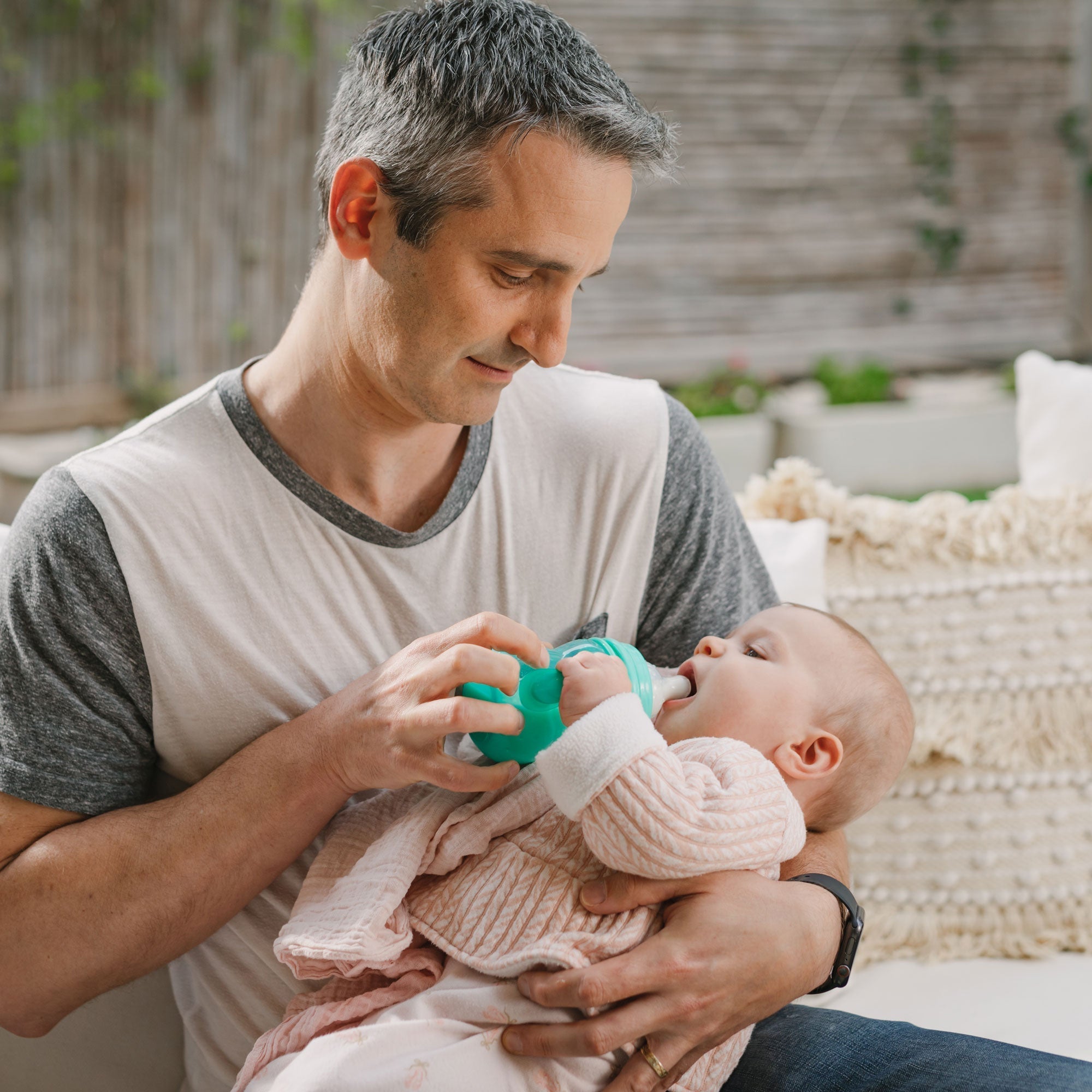 Bottle-to-Cup Wide Neck Bottle #300JP