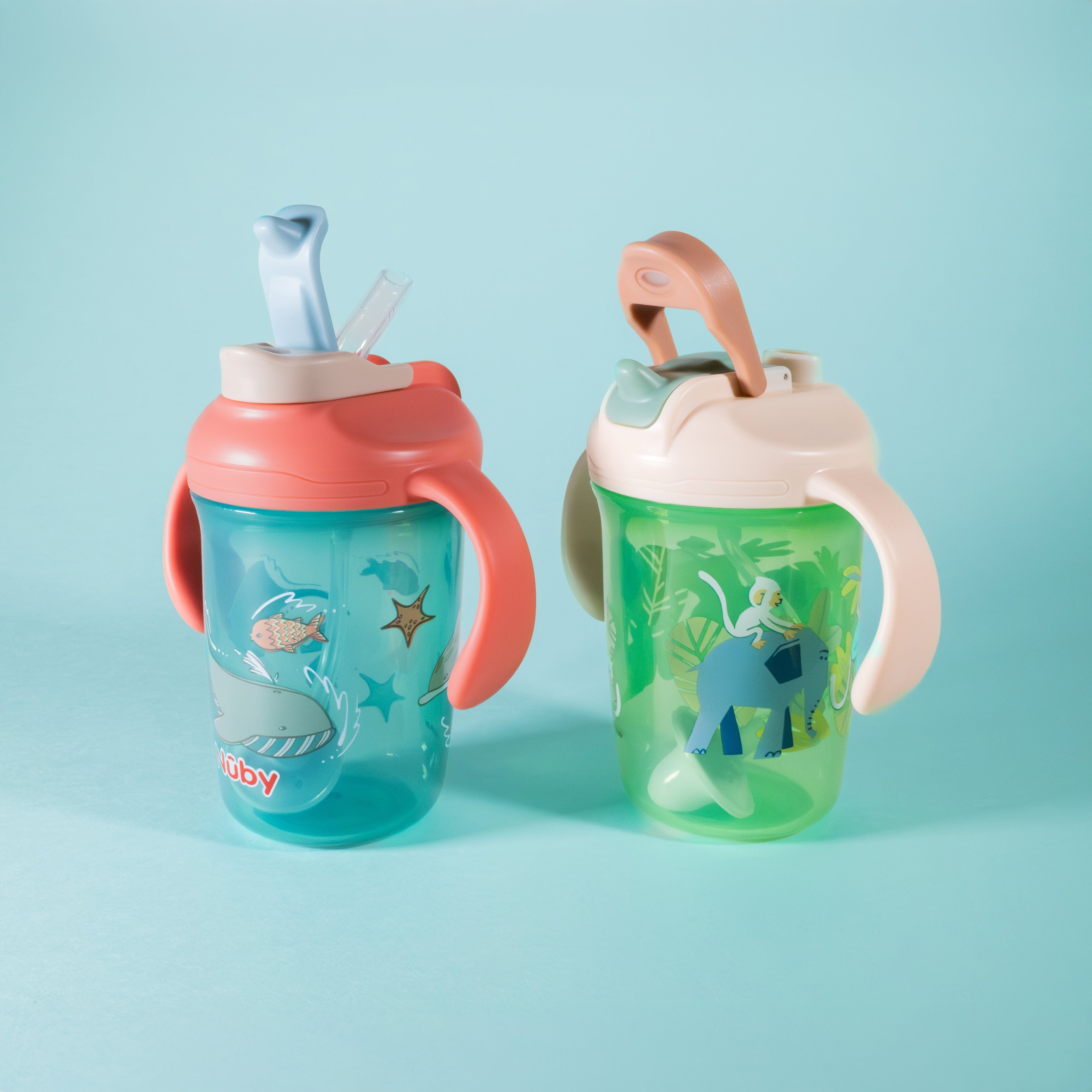2-in-1 Toddler Cup (2 Pack) | Jungle & Ocean #149RQ