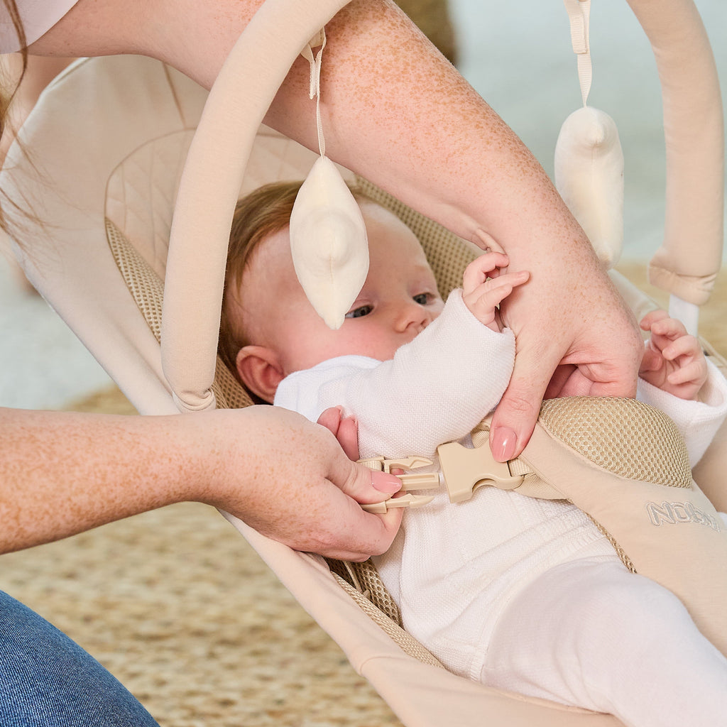 Deluxe Baby Bouncer Seat | Khaki #253T0