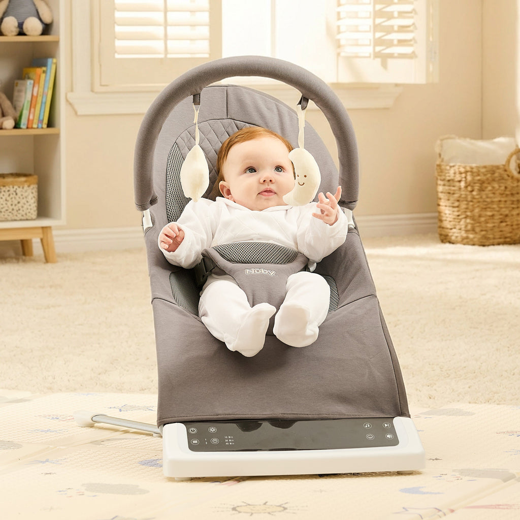 Deluxe Baby Bouncer Seat | Grey #254HB