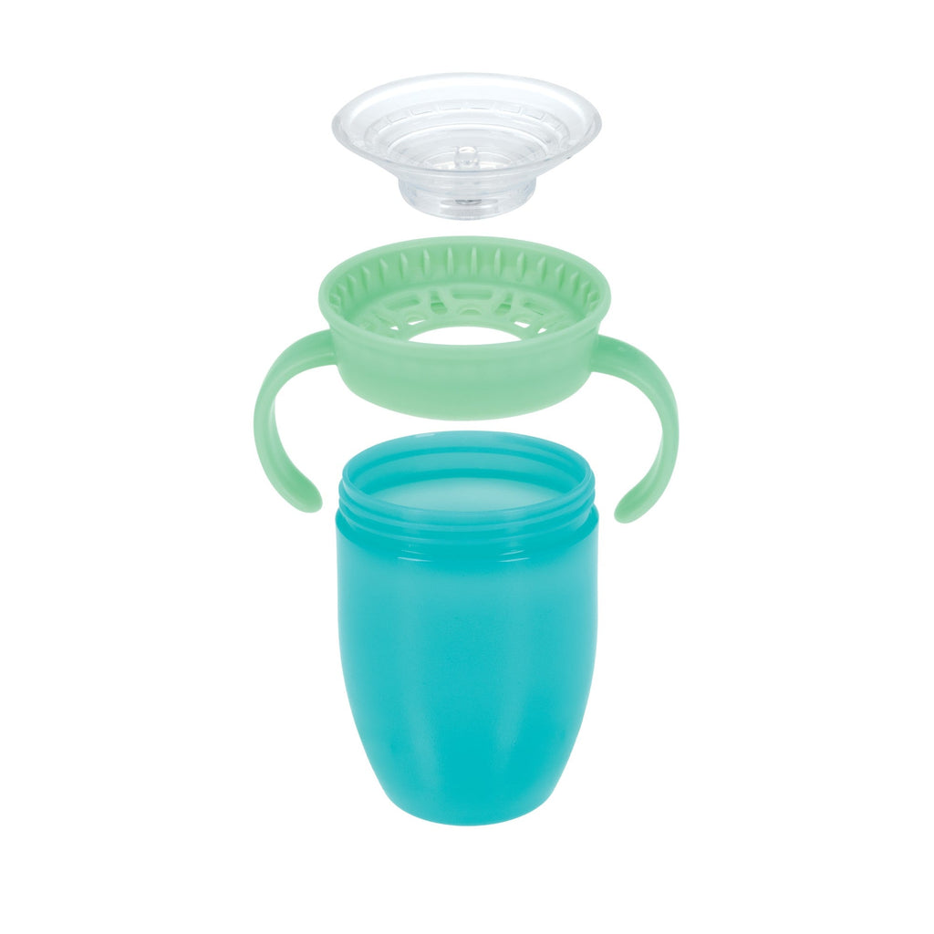 360 Wonder Cup with Handles (3 Pack - 5 oz) | Blue/Red/Aqua #355GR