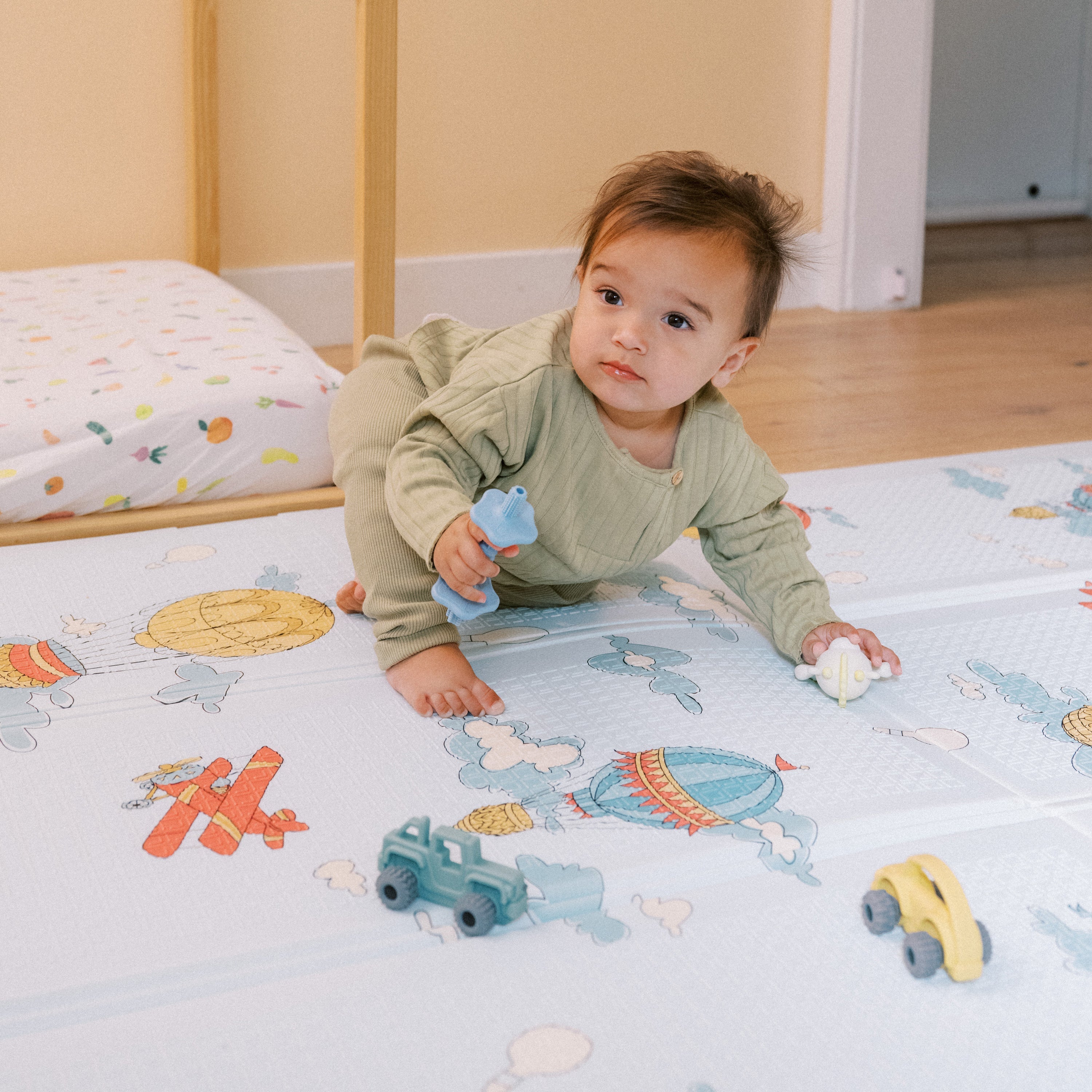 Reversible Floor Mat | Hot Air Balloons #096D7