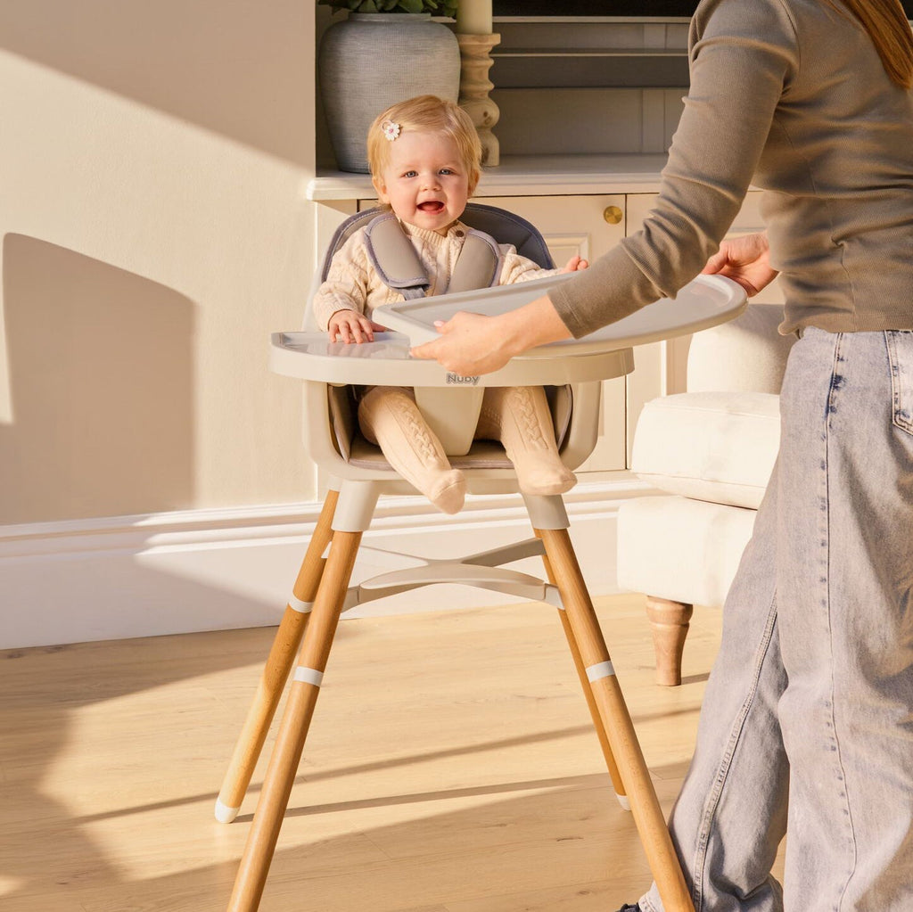 4-in-1 Multi-Use High Chair | Dark Beige #201UE