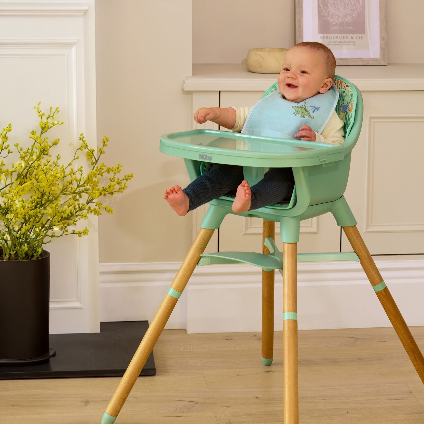 4-in-1 Multi-Use High Chair | Green Garden #1994S