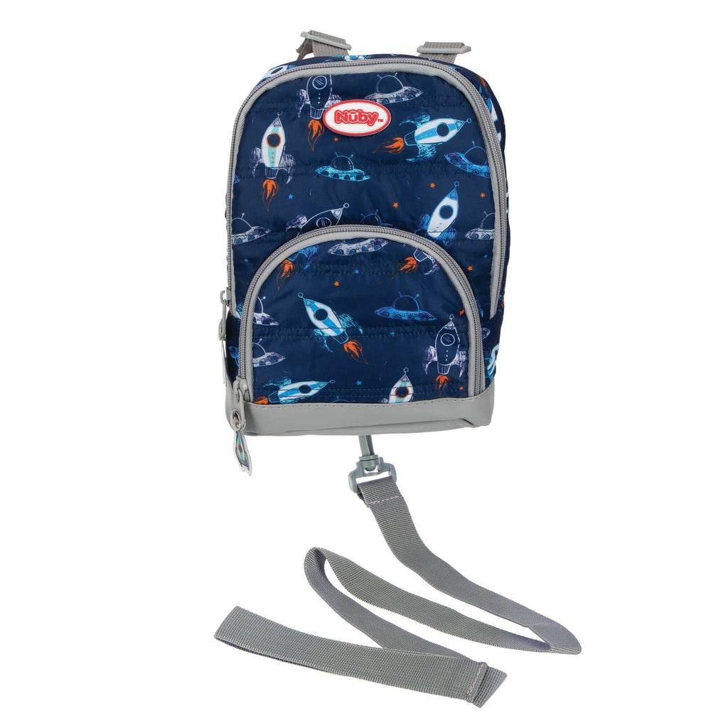 Quilted Space Backpack with Safety Harness #102UN