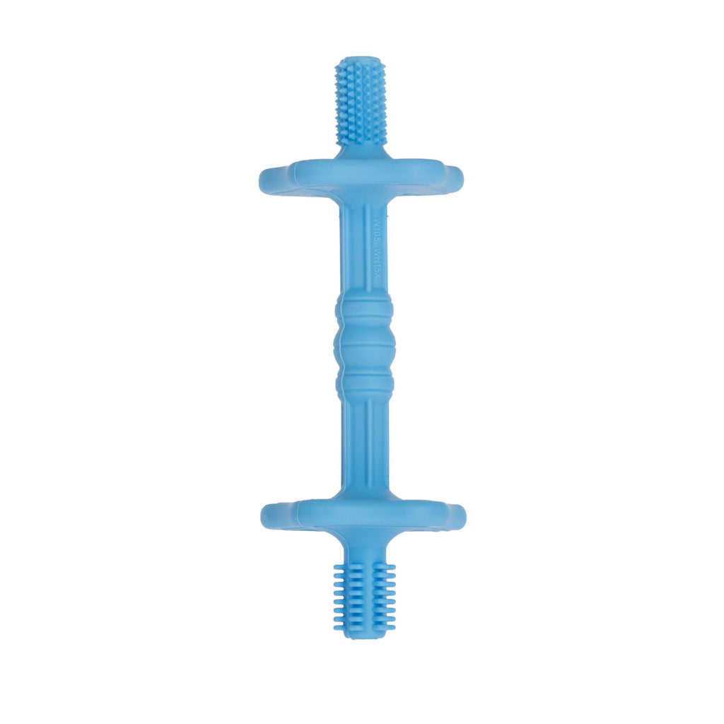 Hollow Sensory Tube Teethers | Blue/Coral #1960T