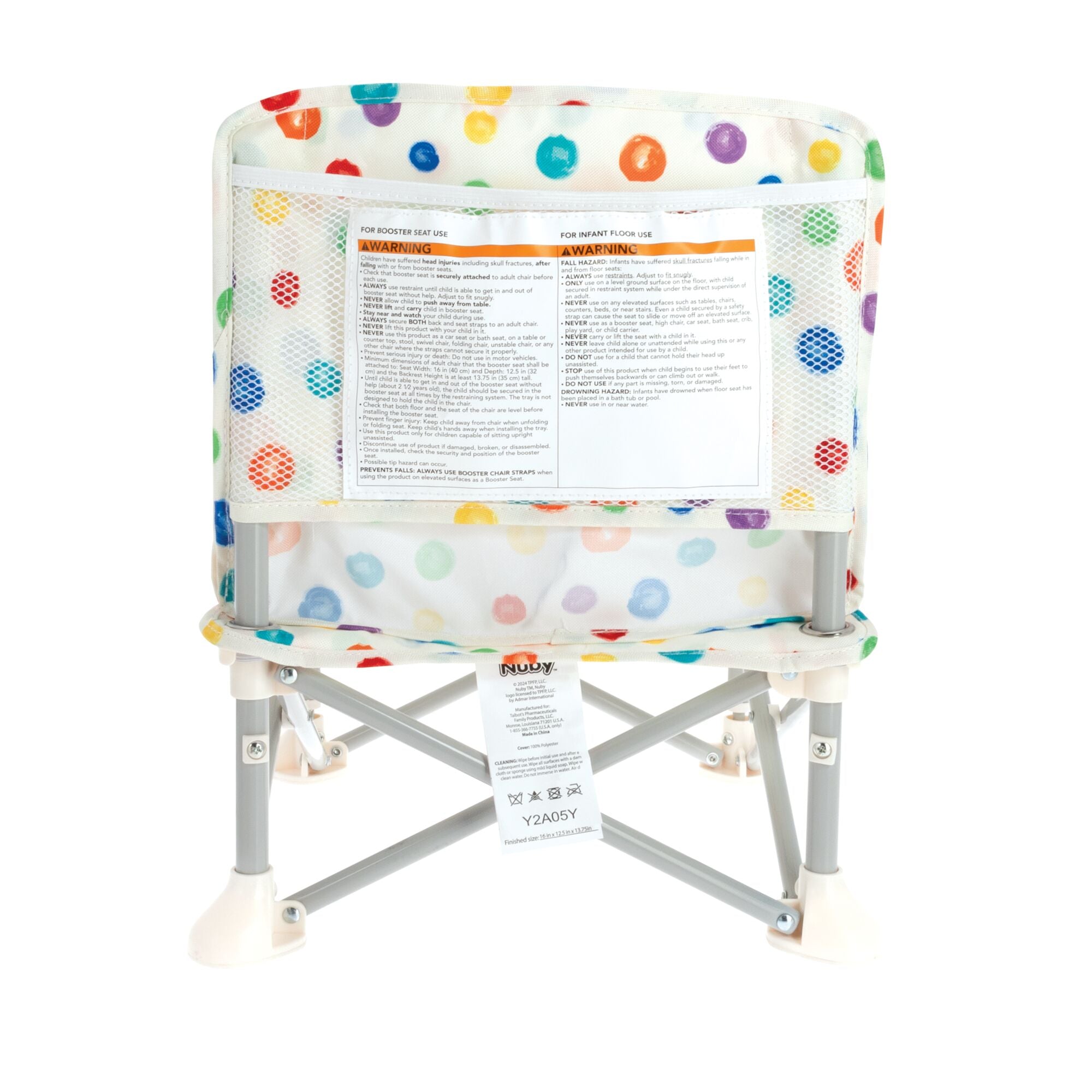 Pop Up Booster Seat | Color Dots #112L5