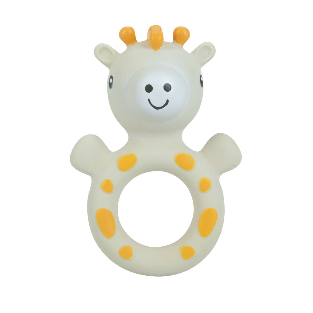 Jackie the Giraffe Natural Rubber Teething Ring | Giraffe #14196