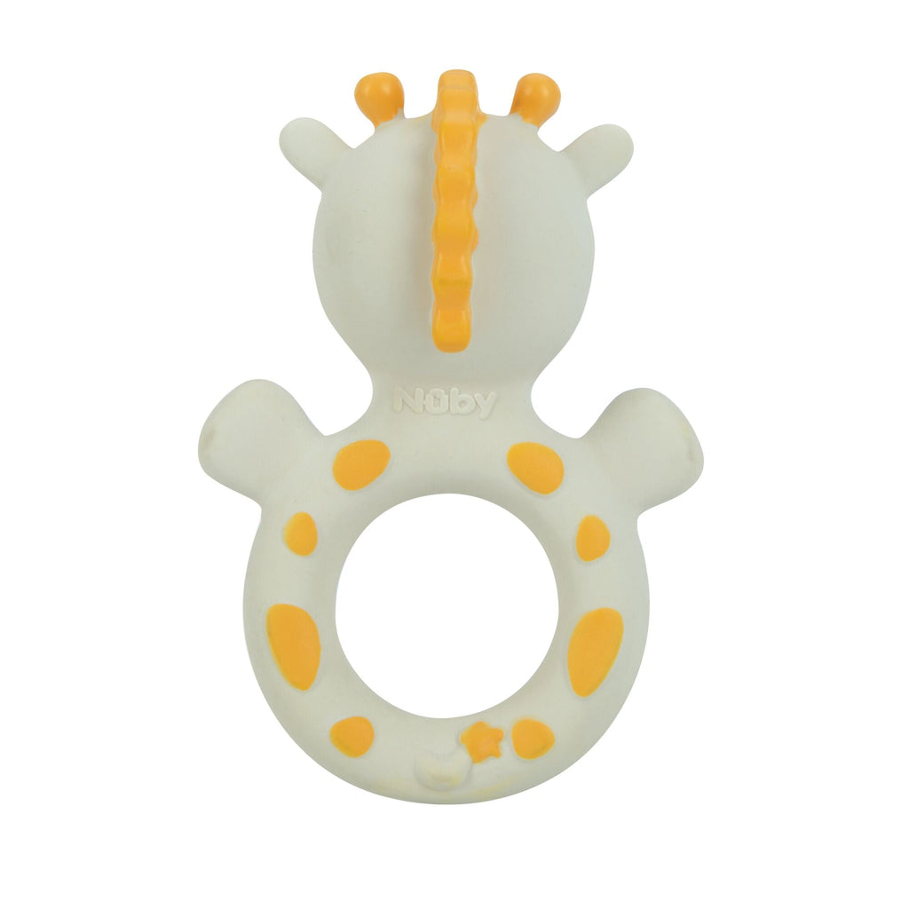 Jackie the Giraffe Natural Rubber Teething Ring | Giraffe #14196