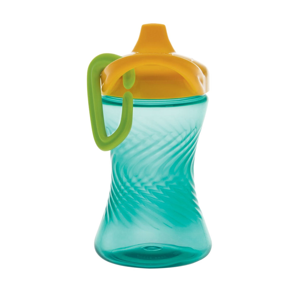 Hard Spout Sippy Cup with Carabiner (3 Pack) | Aqua/Red/Green #203MK