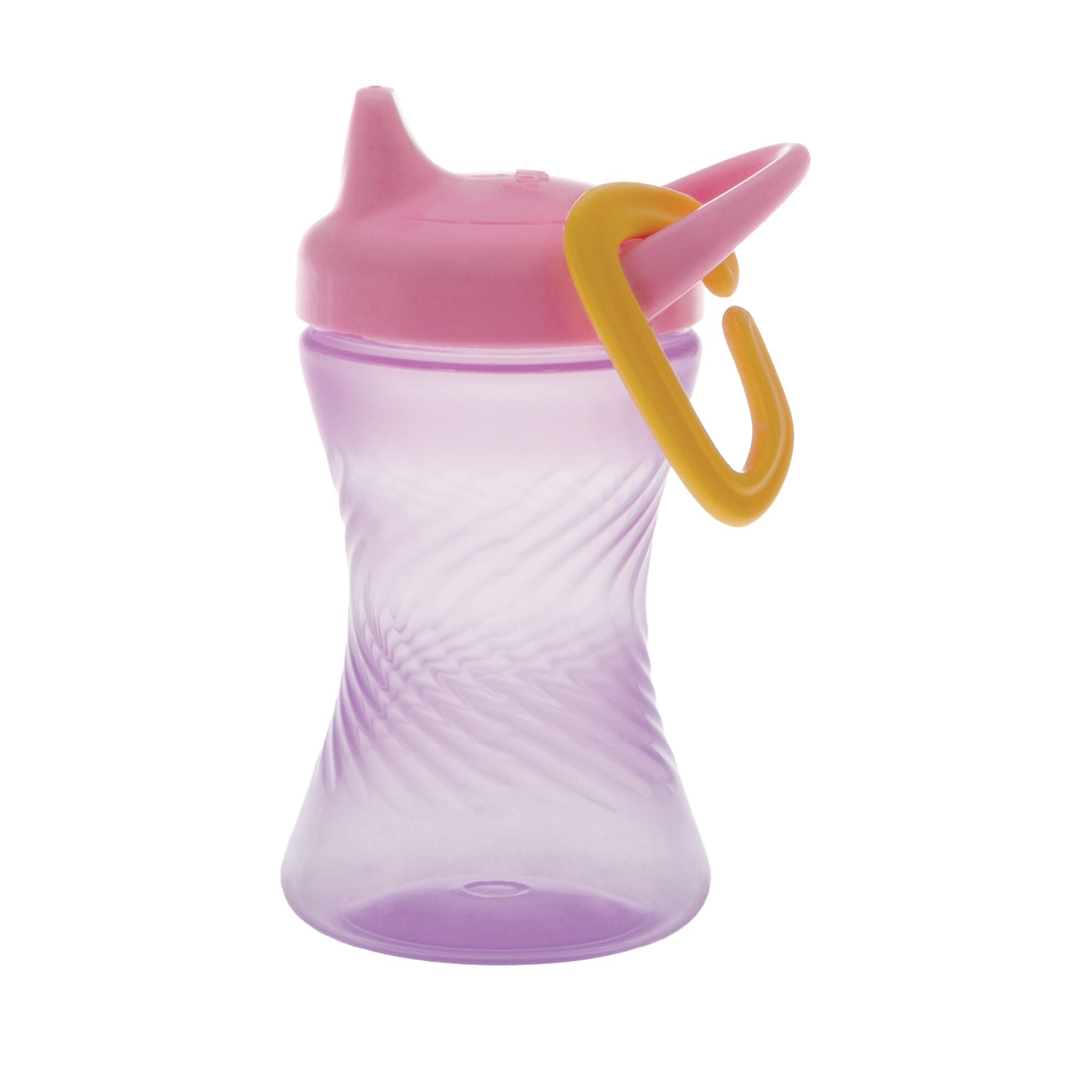 Hard Spout Sippy Cup with Carabiner (3 Pack) | Pink/Green/Purple #202TV