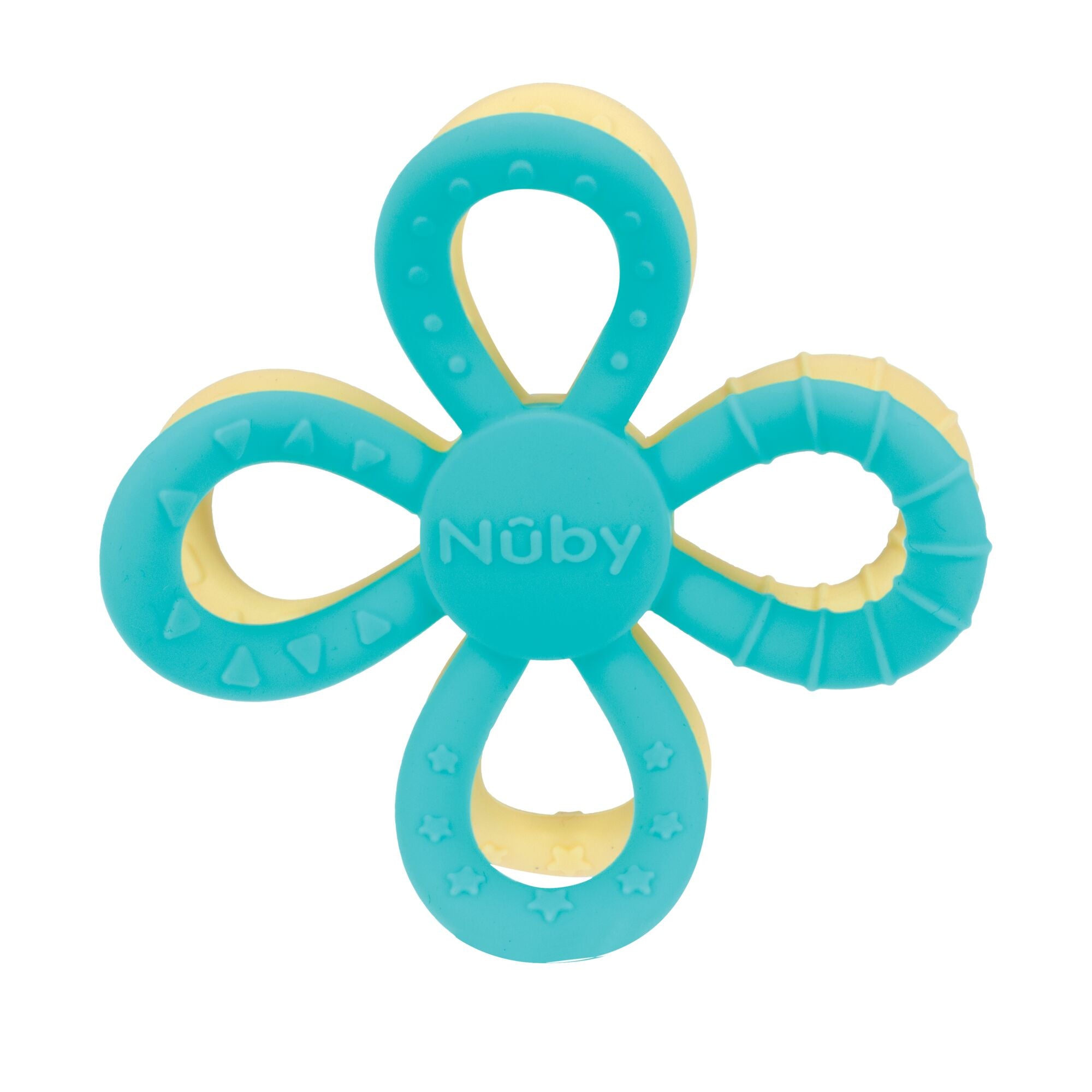 Fun Loops Teether | Aqua/Yellow #214NO