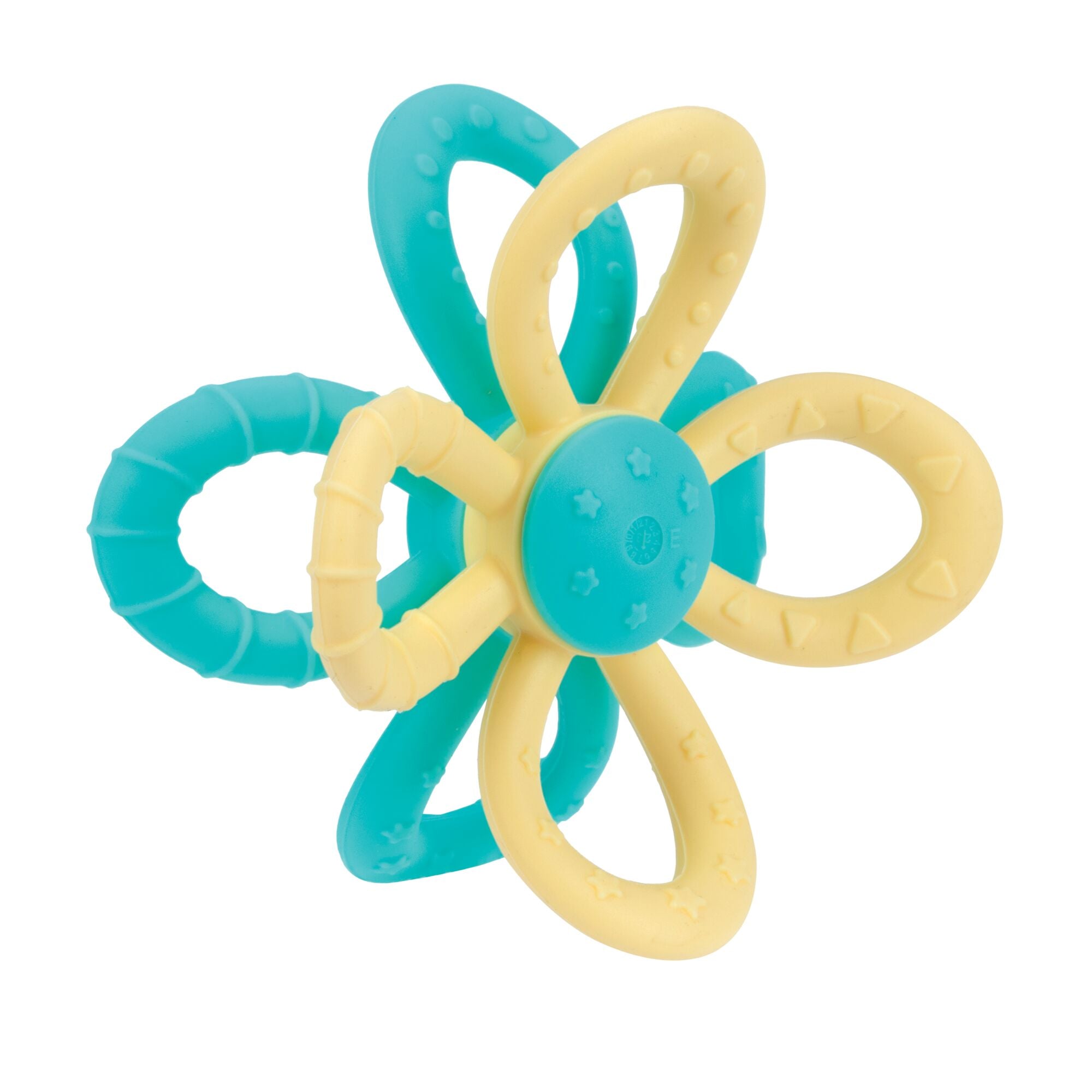 Fun Loops Teether | Aqua/Yellow #214NO