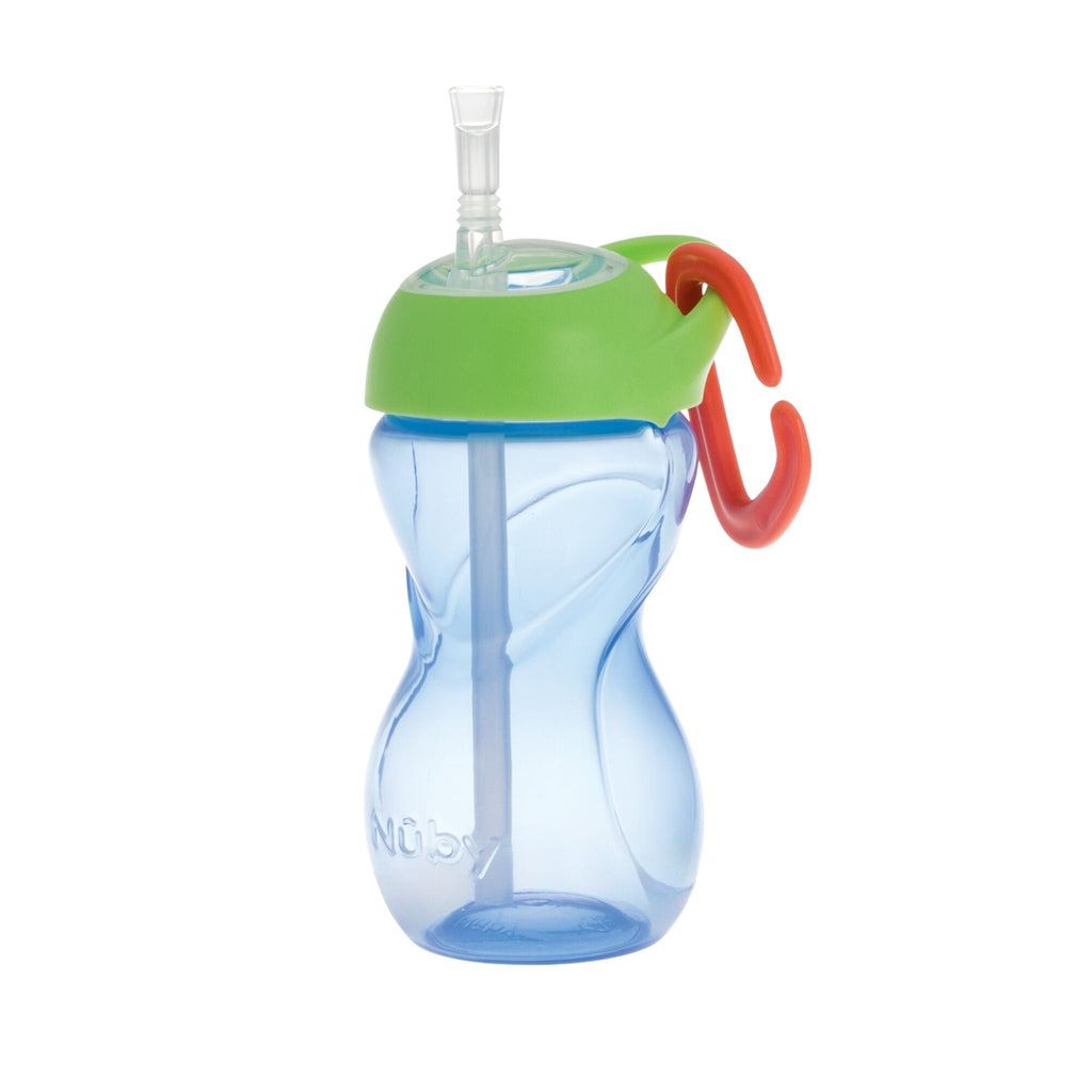 Clik-it Travel Straw Cup with Carabiner (3 Pack) | Red/Green/Blue #270KY