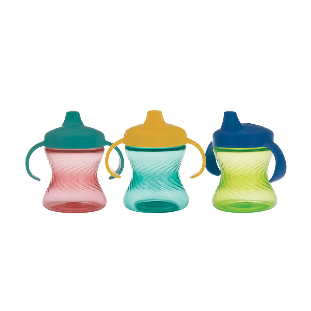 2-Handle Hard Spout Sippy Cup (3 Pack) | Aqua/Red/Green #394KD