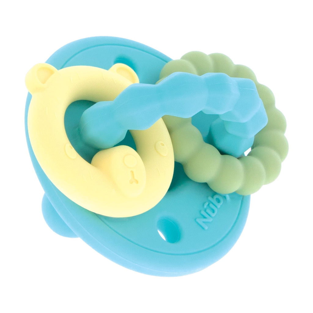 Silicone Charms (2 Pack) | Aqua/Yellow #081E7