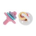 Silicone Charms (2 Pack) | Pink/White #079O8
