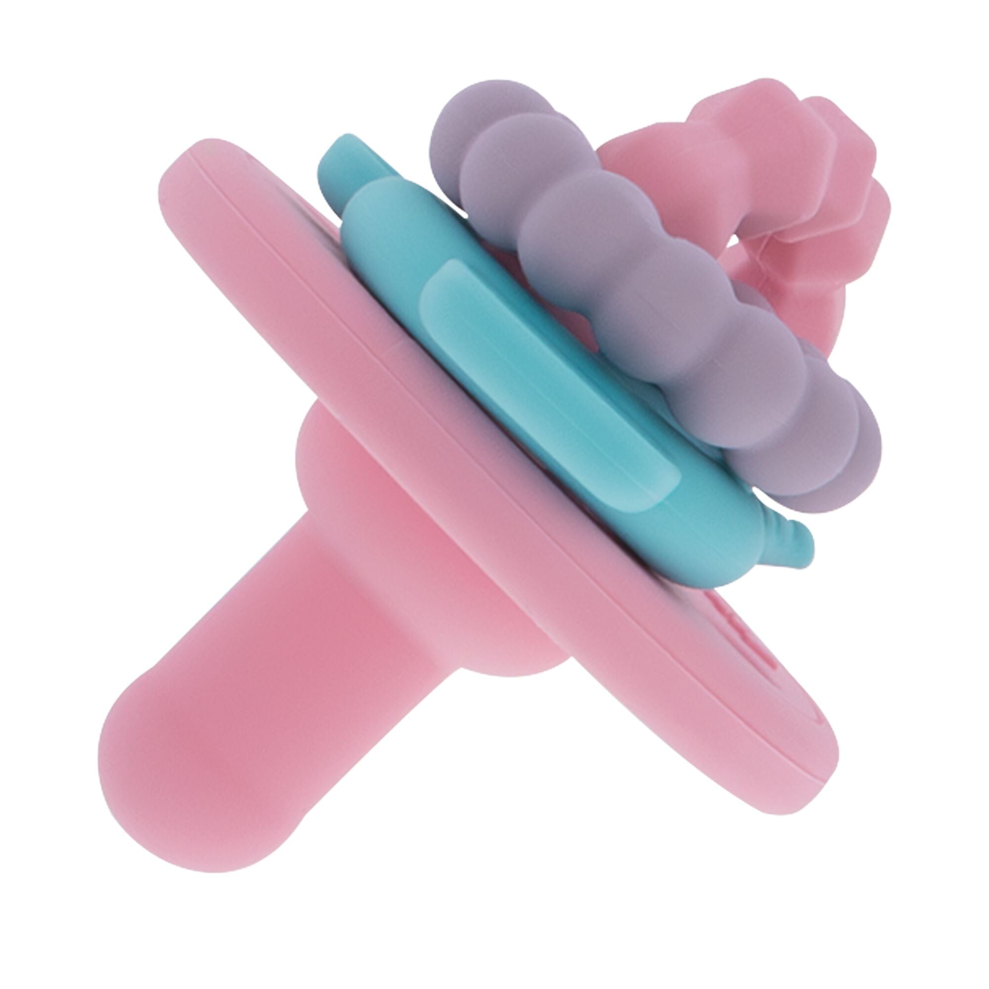 Silicone Charms (2 Pack) | Pink/White #079O8