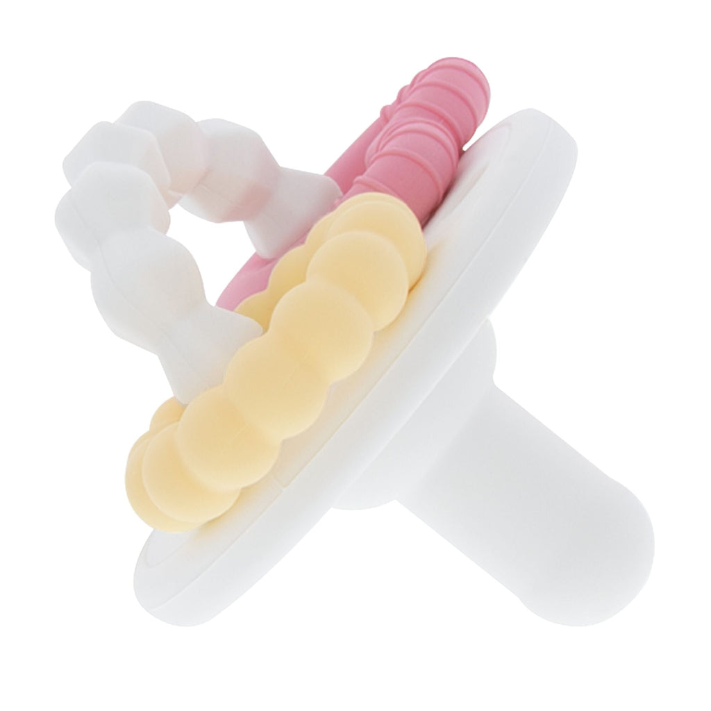 Silicone Charms (2 Pack) | Pink/White #079O8