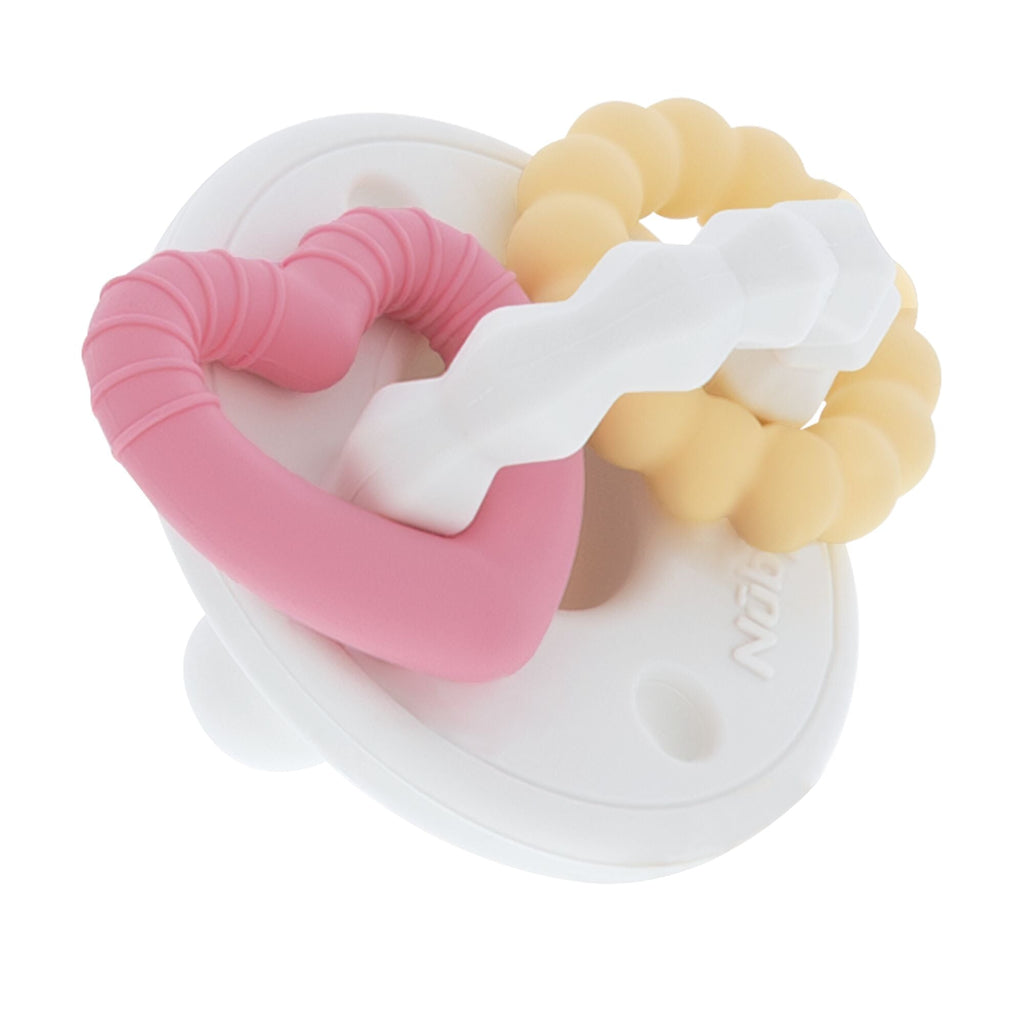Silicone Charms (2 Pack) | Pink/White #079O8