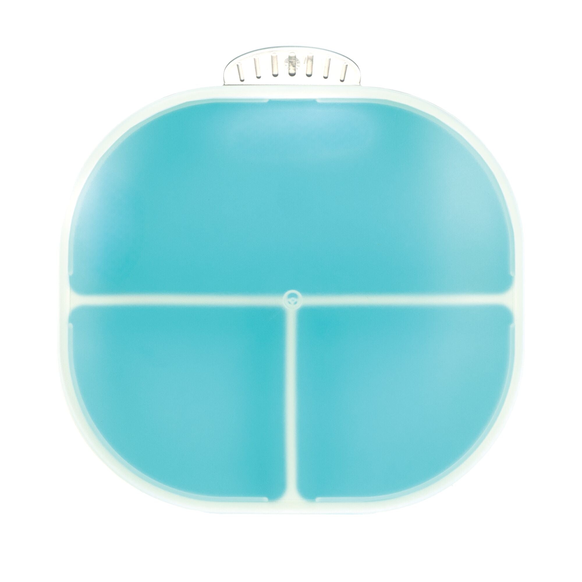 Rectangular Silicone Suction Plate (2 Pack) | Coral / Aqua #101OG